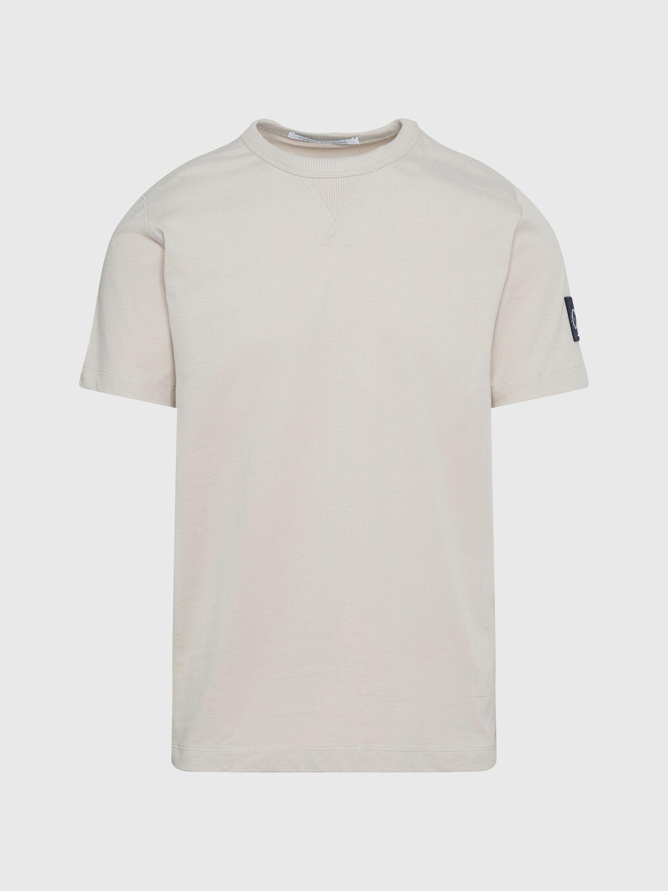 Polera Badge Regular Crema Calvin Klein-4