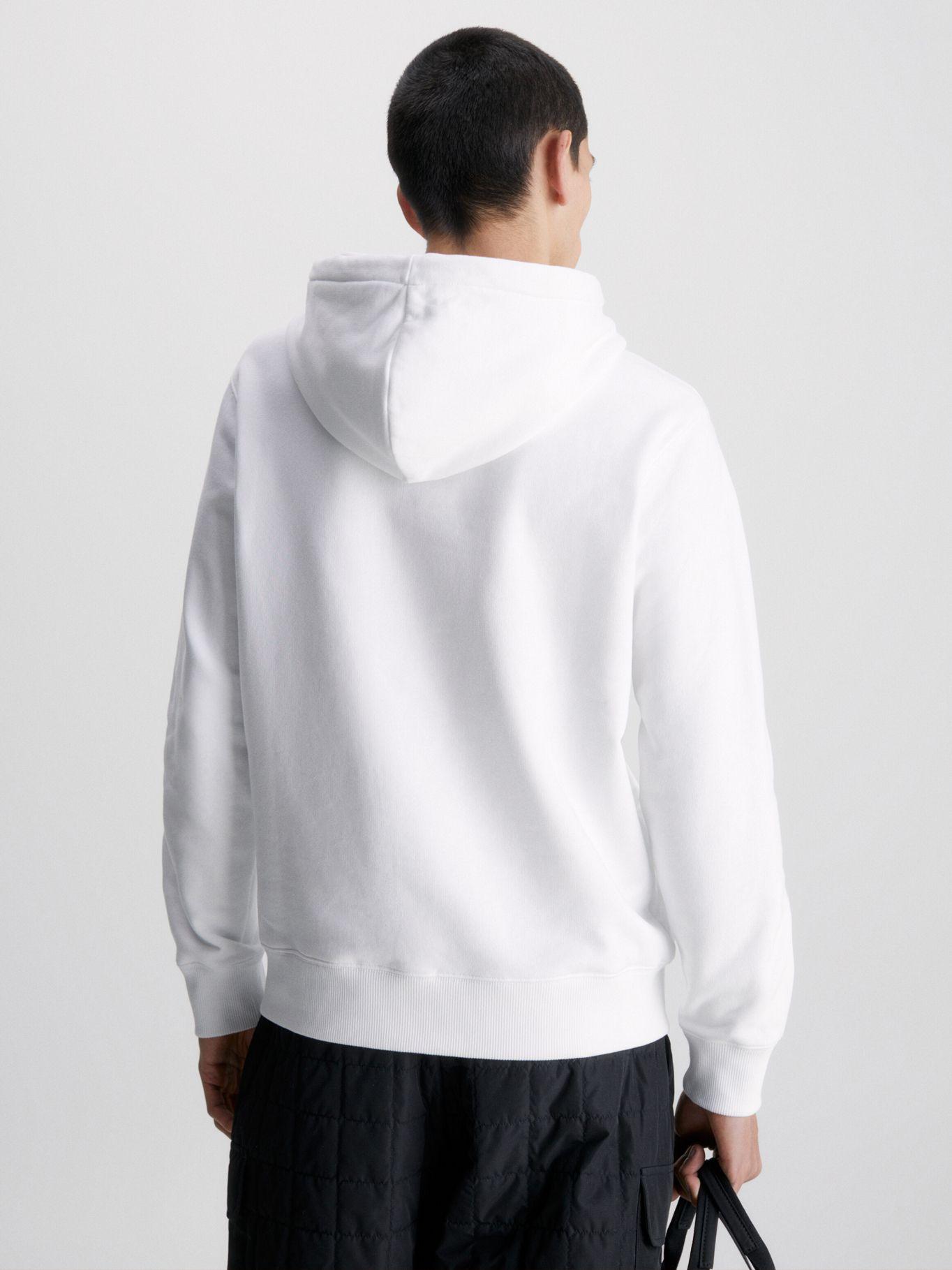 Polerón con Gorro Seasonal  Blanco Calvin Klein-2