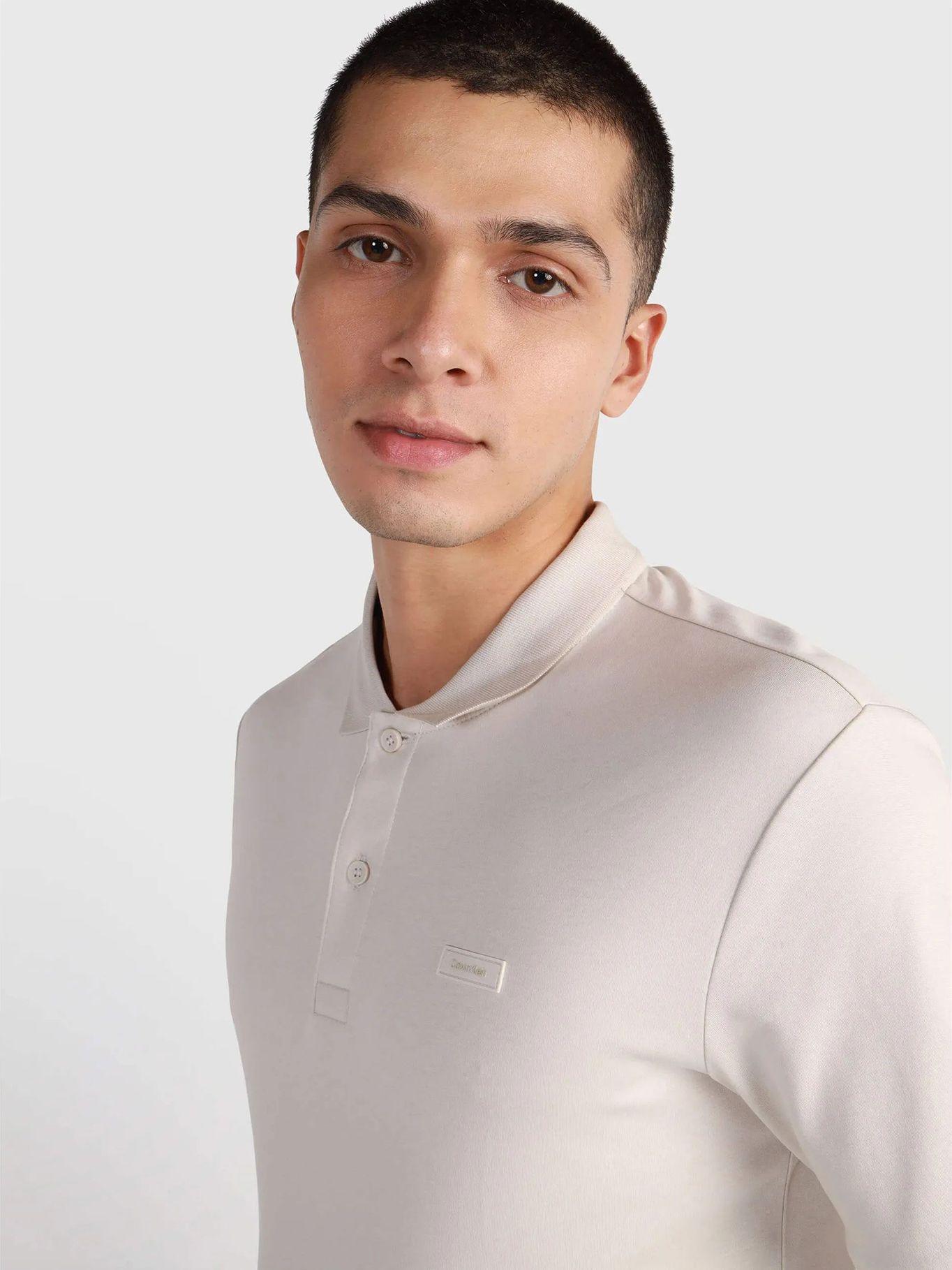 Polera Smooth Slim Beige Calvin Klein-3