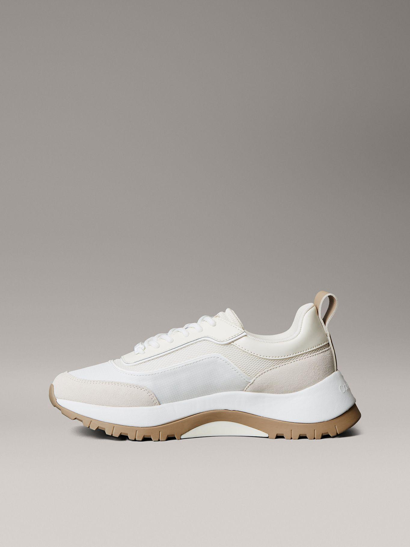 Zapatilla Runner en Tejido de Malla Blanco Calvin Klein-5