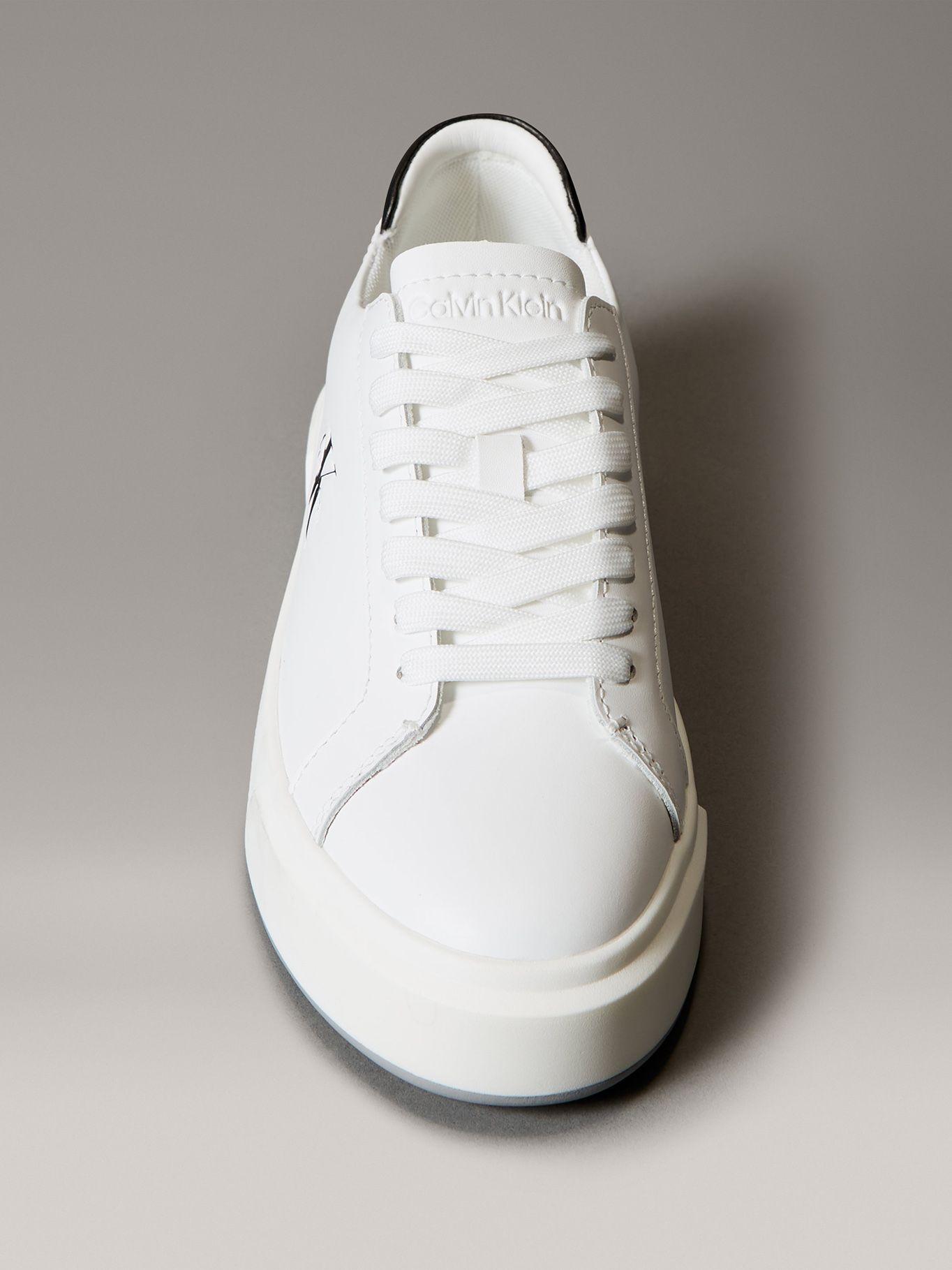 Zapatilla Basket de Caña Baja Blanco Calvin Klein Mujer-2