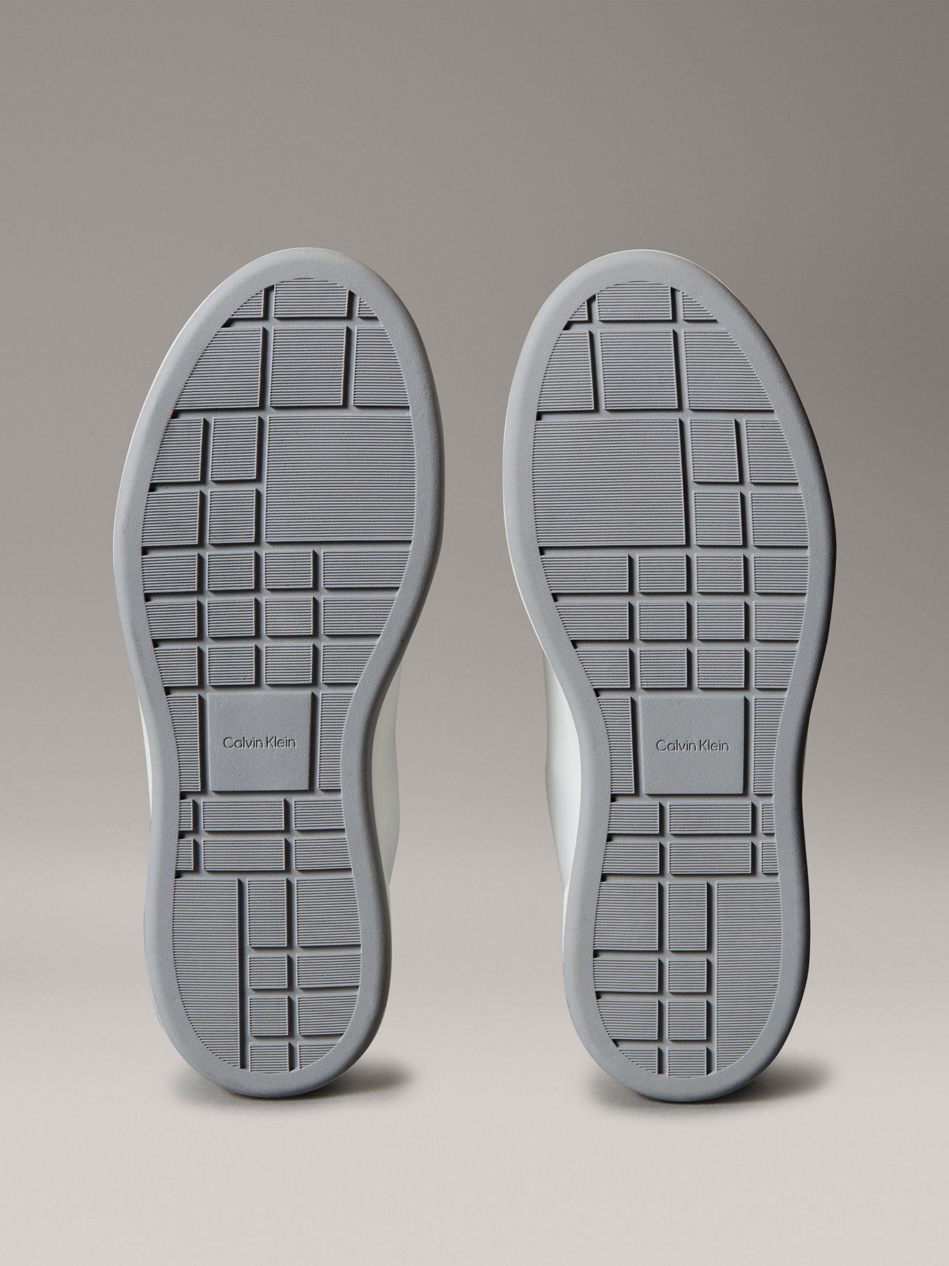 Zapatilla Basket de Caña Baja Blanco Calvin Klein Mujer-3