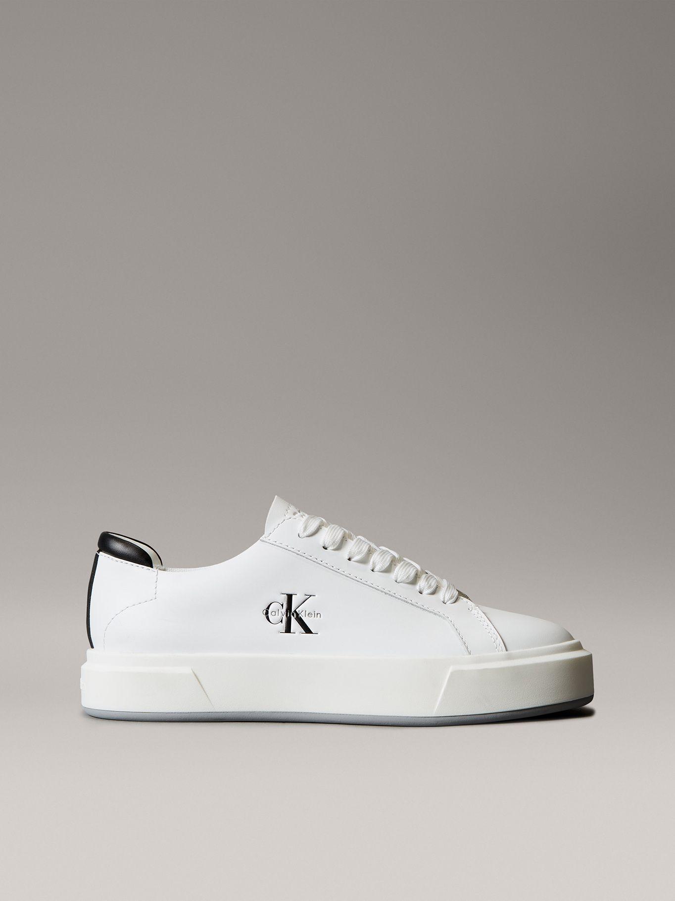 Zapatilla Basket de Caña Baja Blanco Calvin Klein Mujer-4