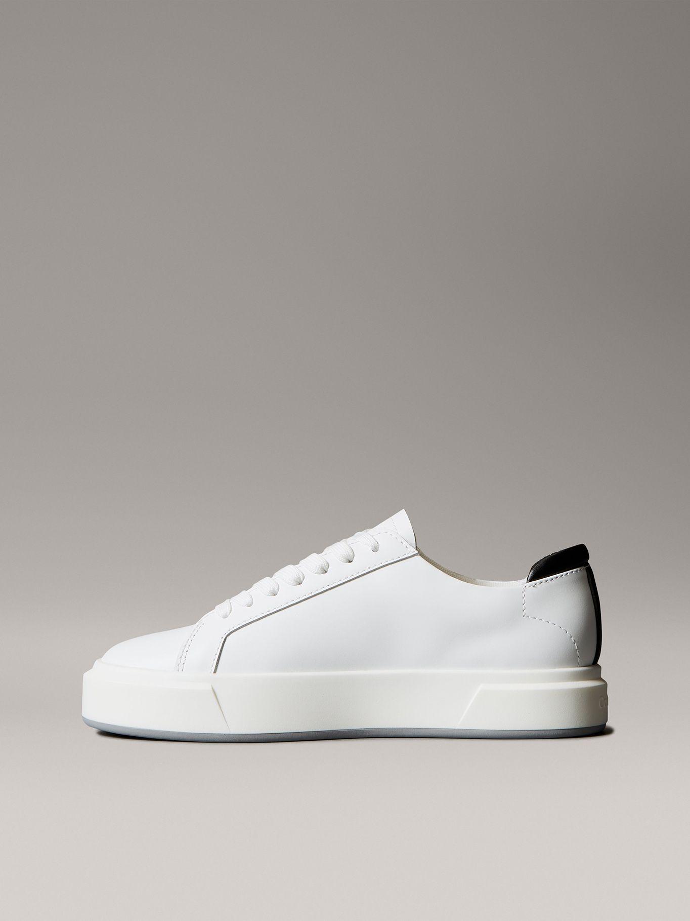 Zapatilla Basket de Caña Baja Blanco Calvin Klein Mujer-5