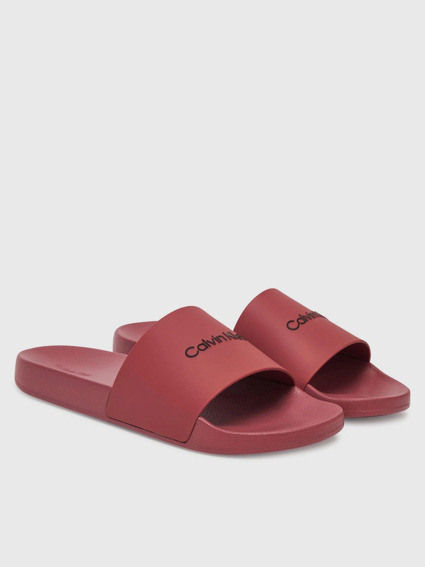 Sandalias con Logo Burdeo Calvin Klein-0