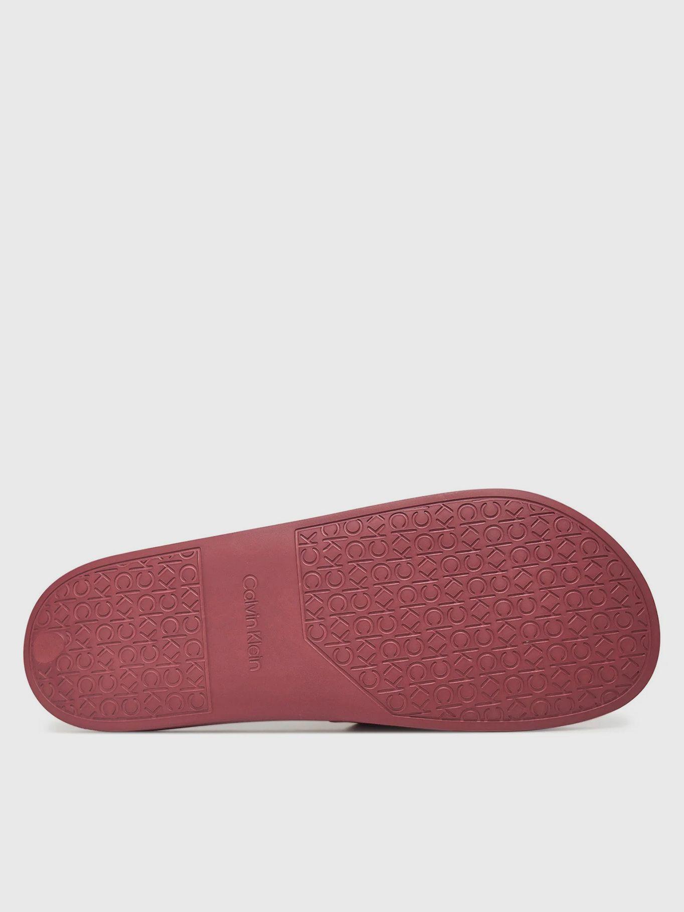 Sandalias con Logo Burdeo Calvin Klein-3