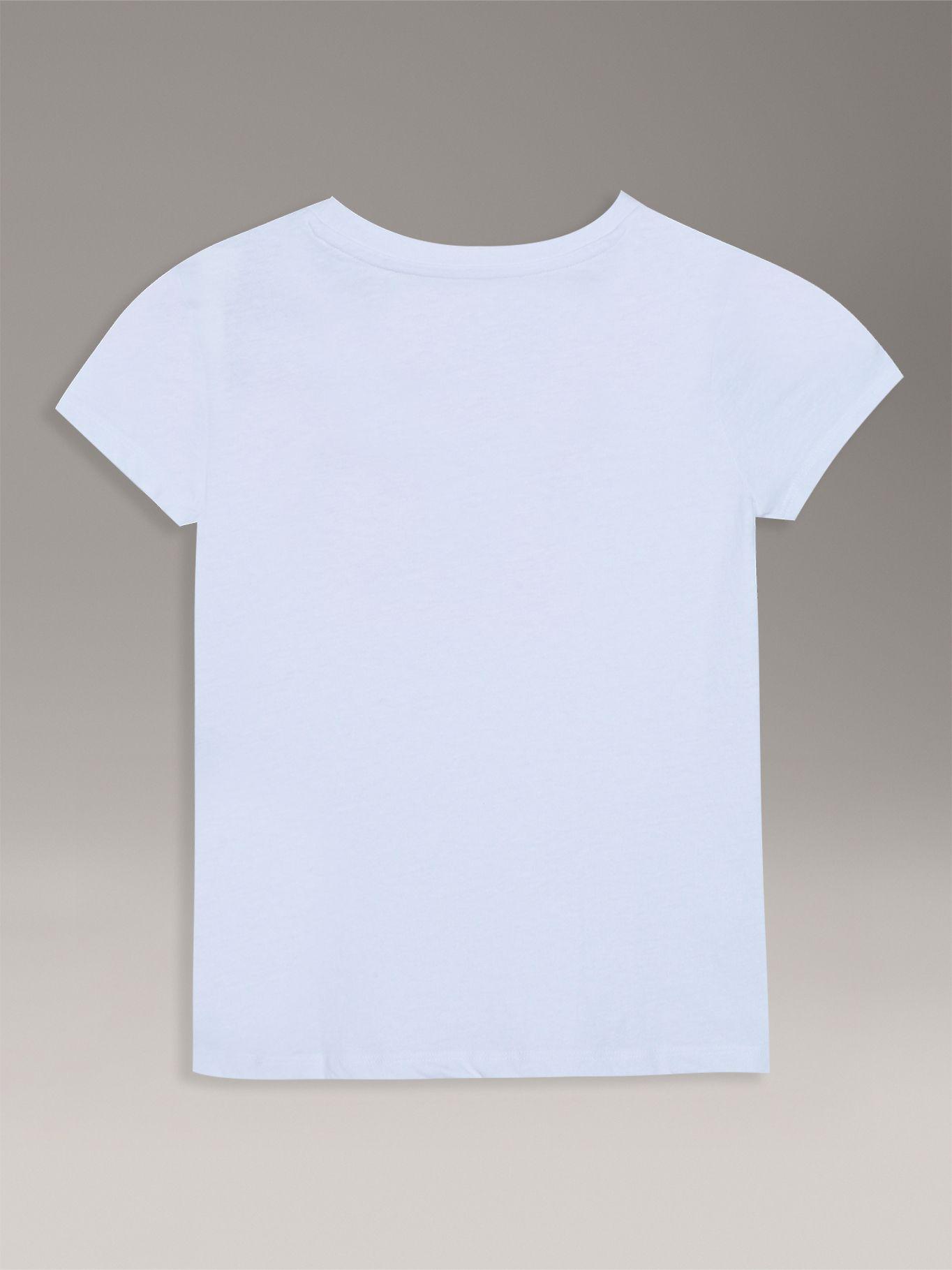 Polera Niña Classic Para Niña Blanco Calvin Klein-1