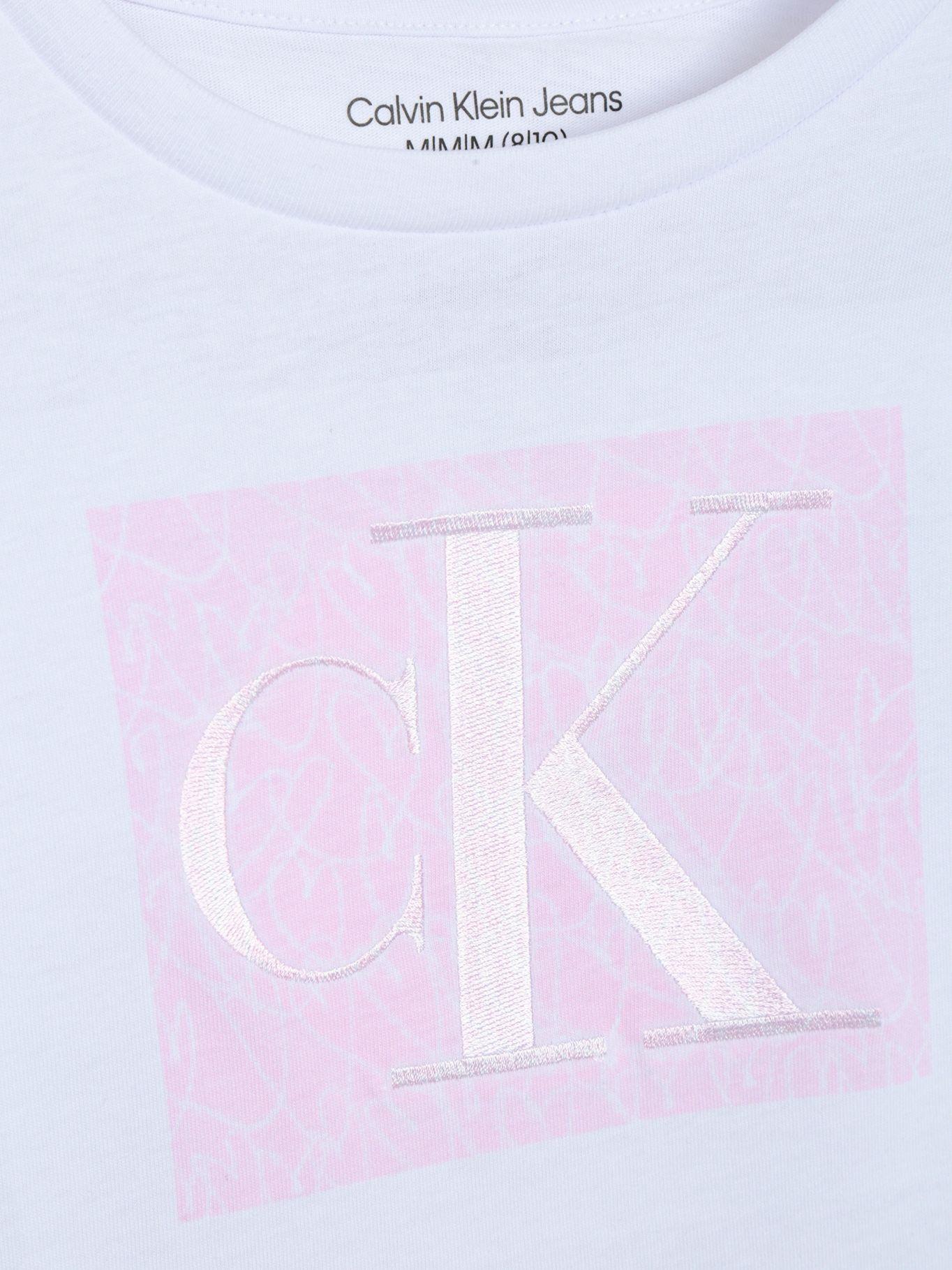 Polera Niña Classic Para Niña Blanco Calvin Klein-2