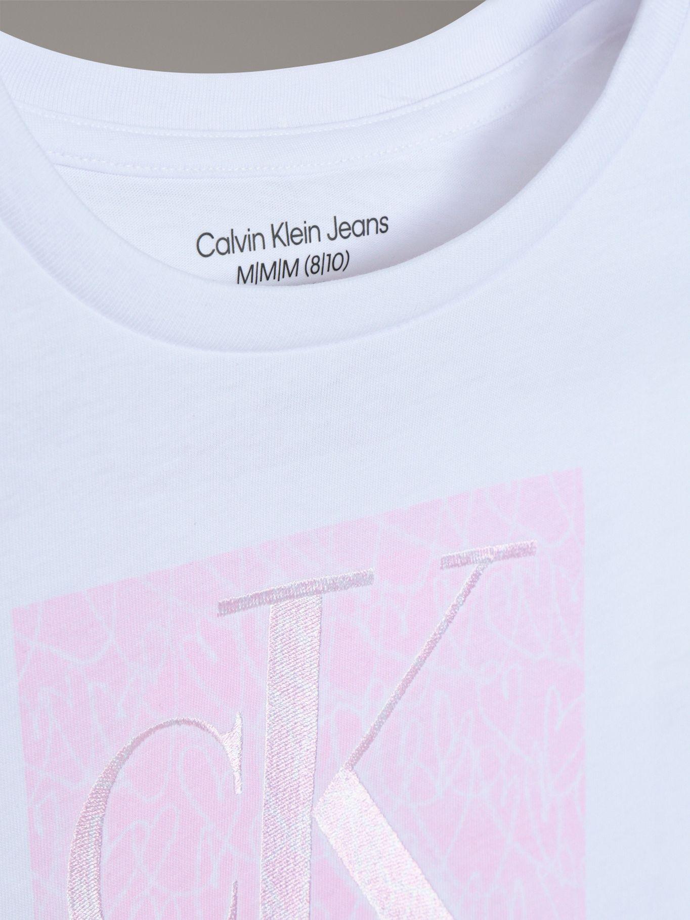 Polera Niña Classic Para Niña Blanco Calvin Klein-3