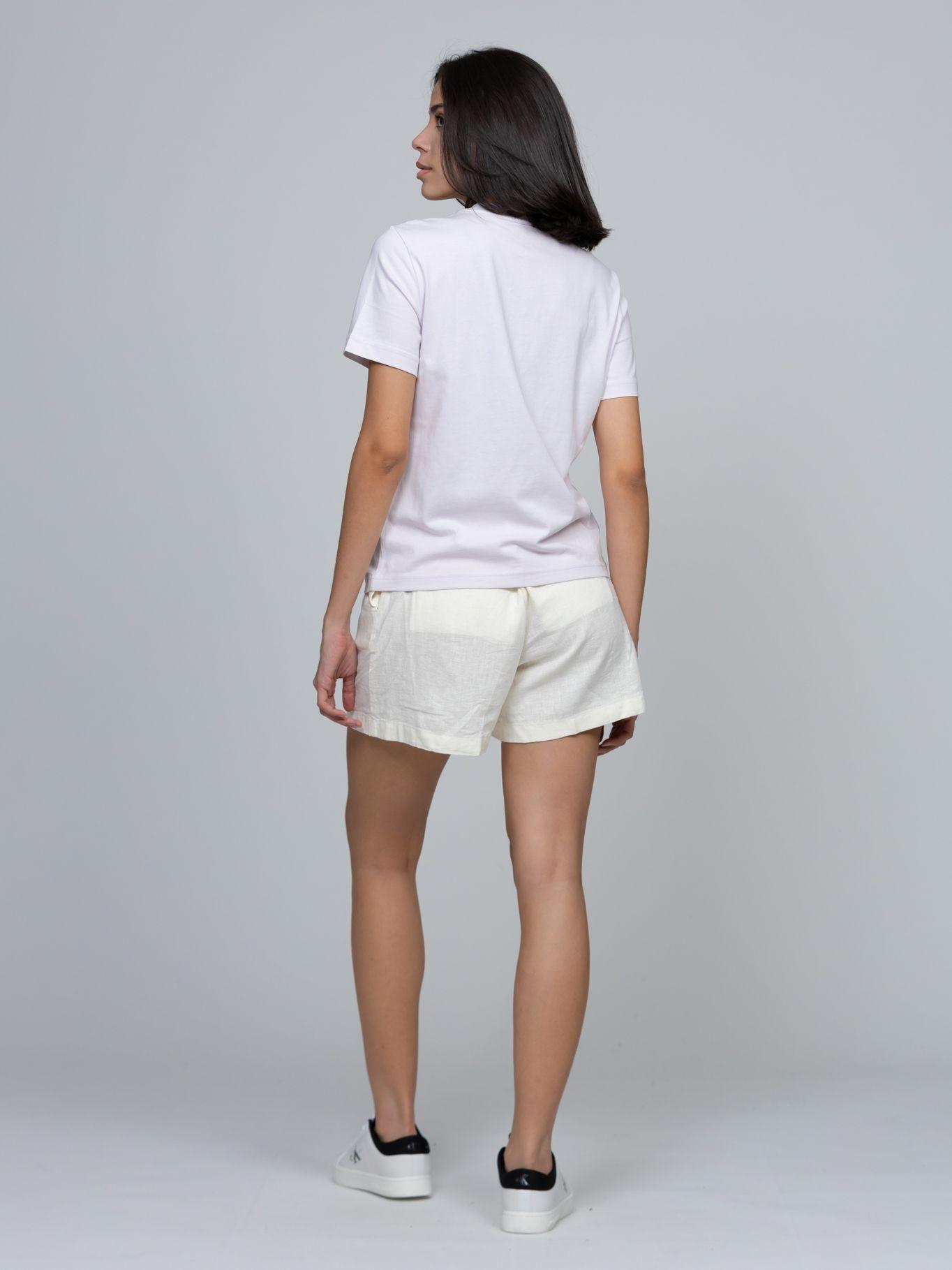 Polera Clásica Monograma Estampado Blanco Calvin Klein-2