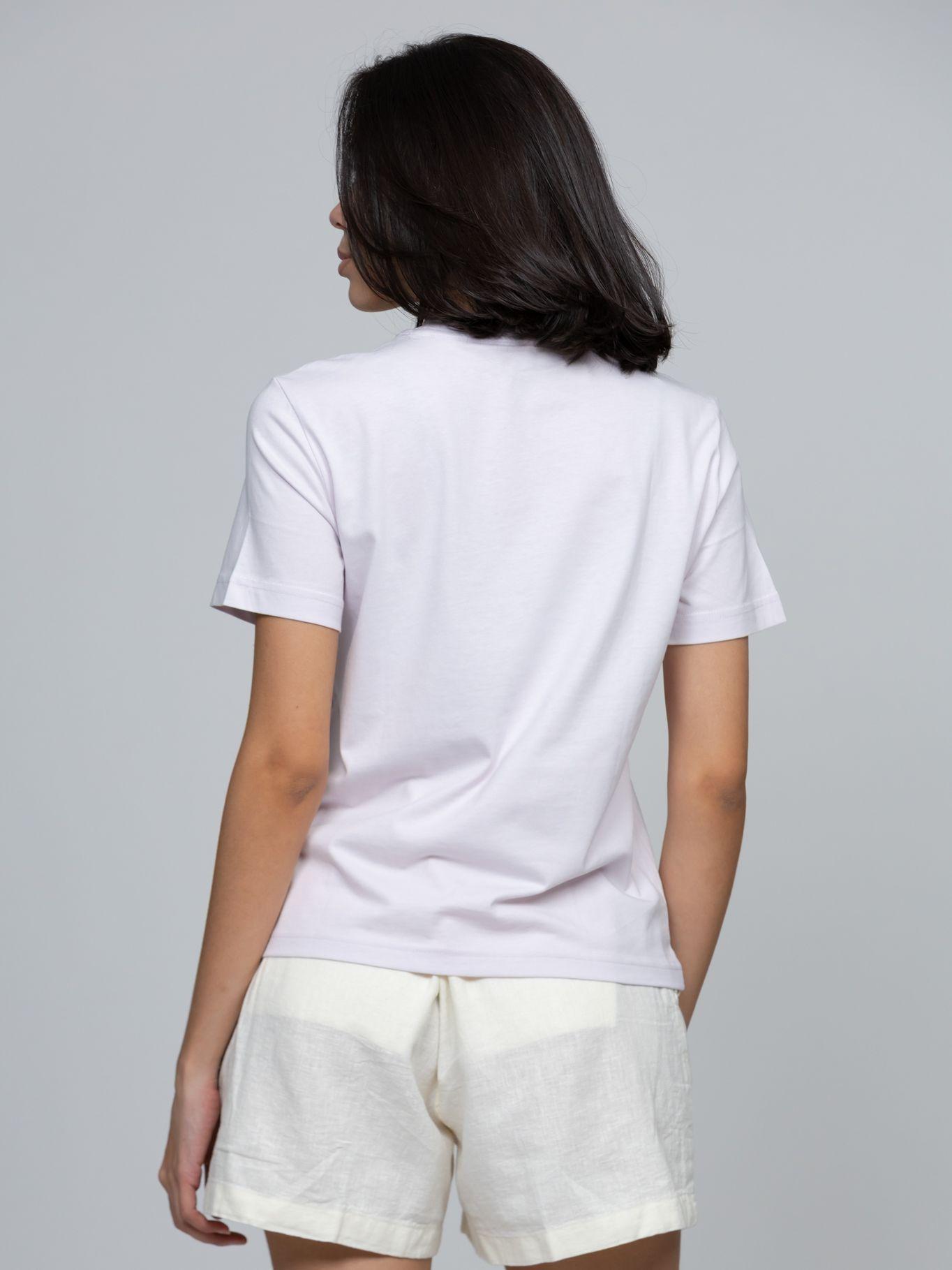 Polera Clásica Monograma Estampado Blanco Calvin Klein-3
