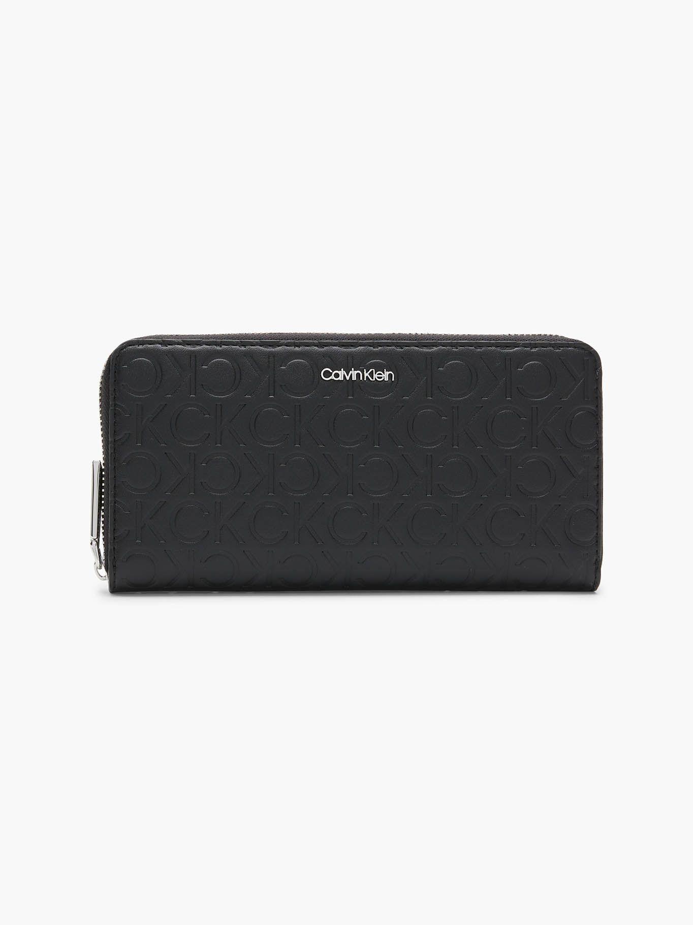 Billetera con monograma ck Negro Calvin Klein-0