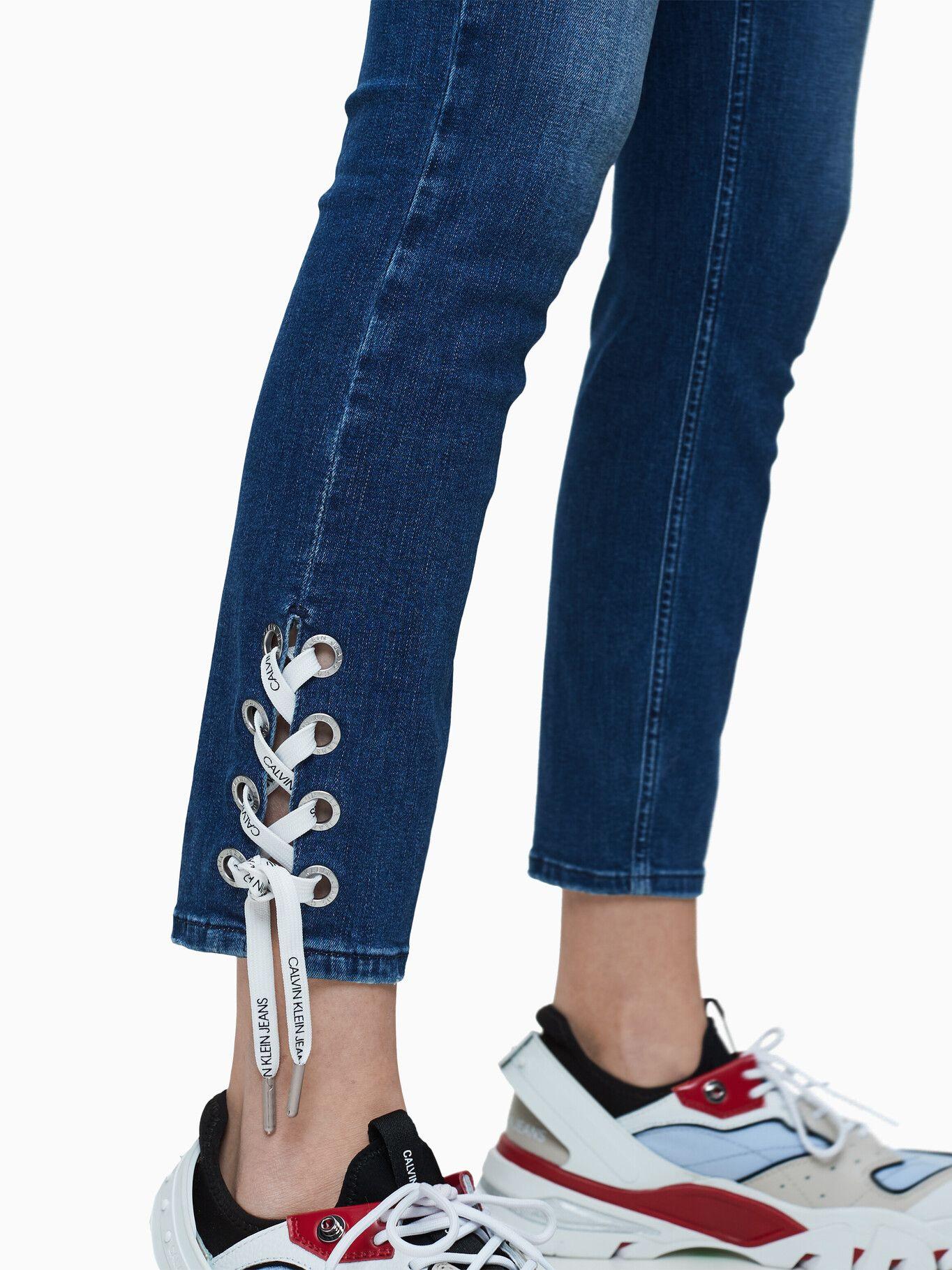 Jeans CKJ 011 Mid Rise Skinny Ankle Azul Calvin Klein-2