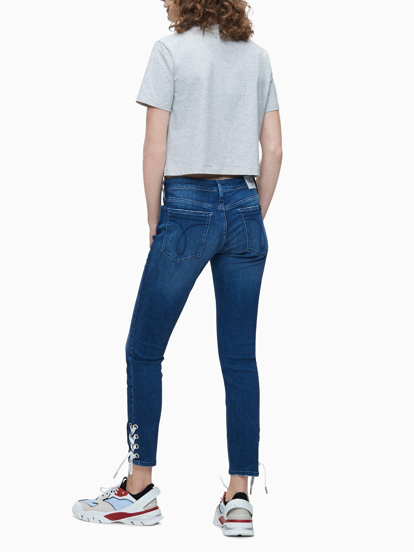 Jeans CKJ 011 Mid Rise Skinny Ankle Azul Calvin Klein-1