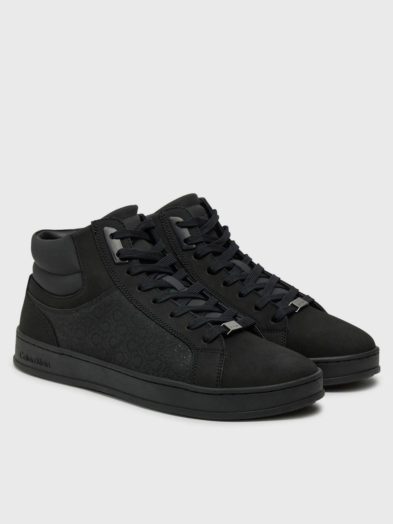 Zapatillas High Top Lace Up Mono Negro Calvin Klein-0