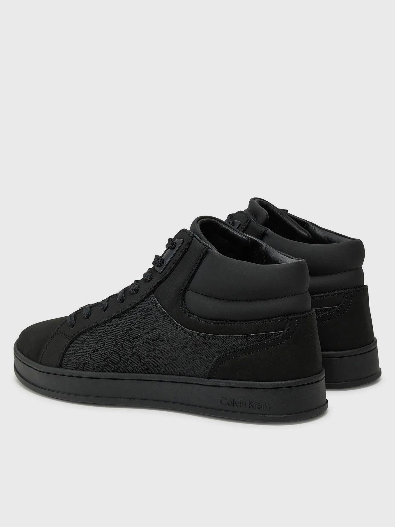 Zapatillas High Top Lace Up Mono Negro Calvin Klein-1