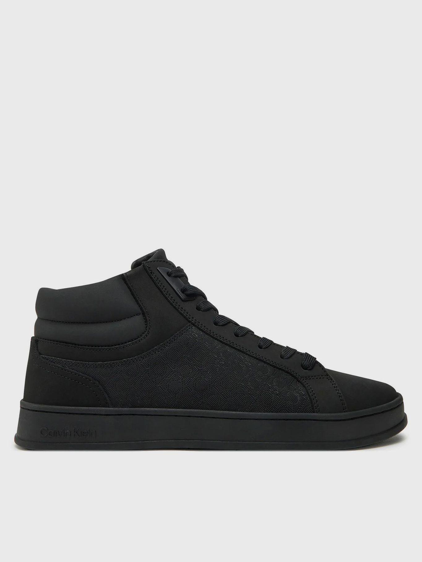 Zapatillas High Top Lace Up Mono Negro Calvin Klein-3