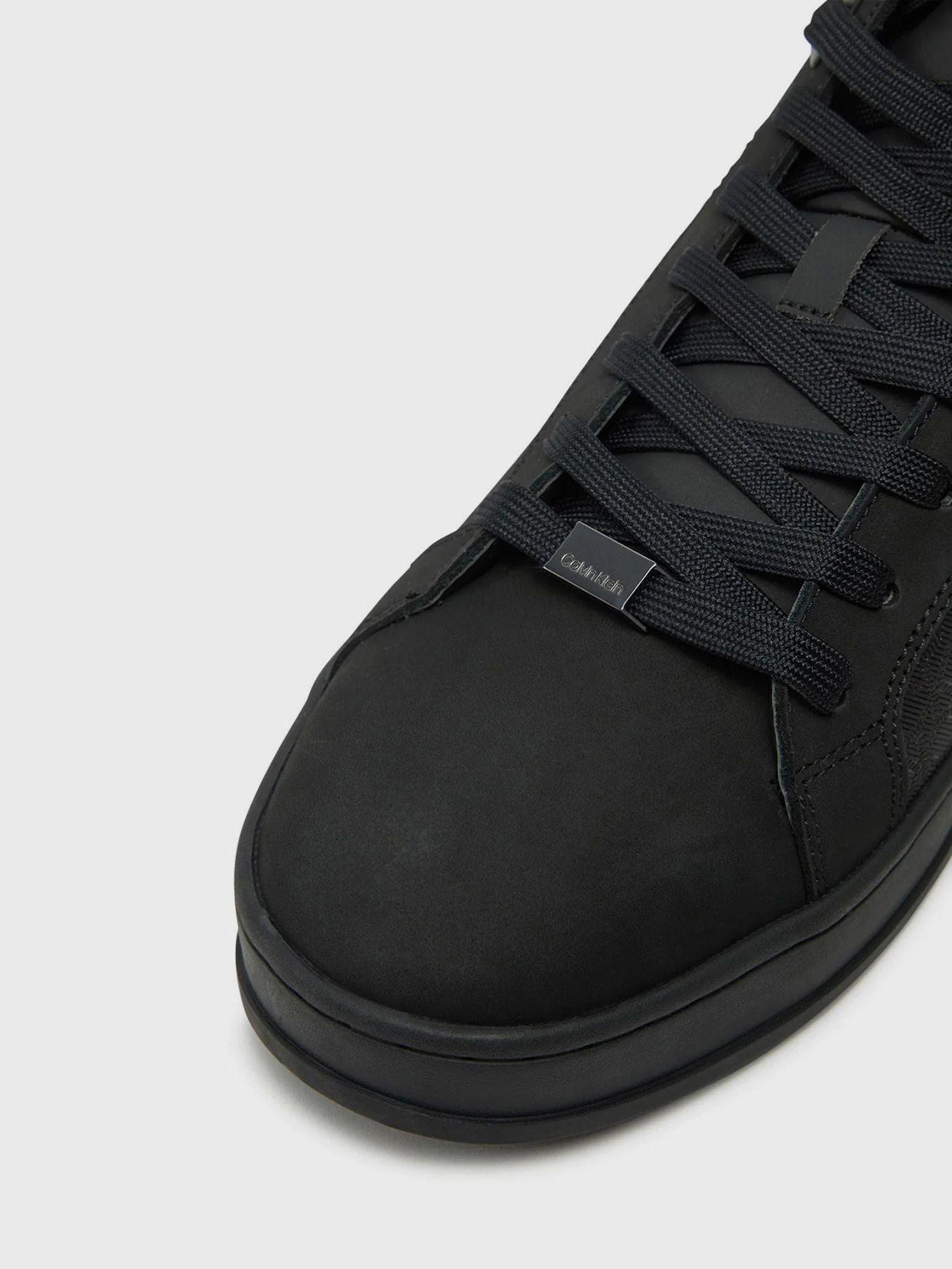 Zapatillas High Top Lace Up Mono Negro Calvin Klein-4