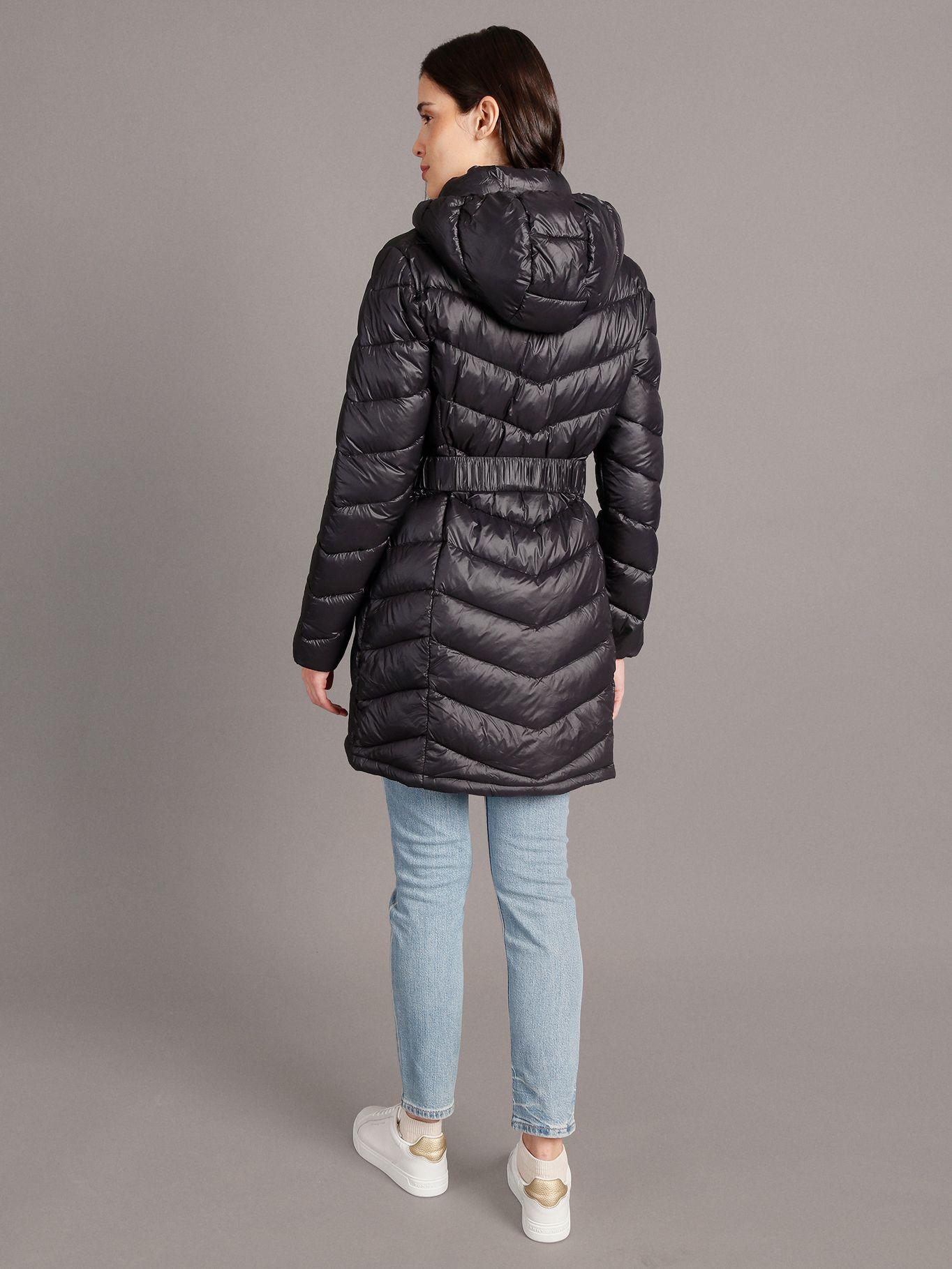 Parka Long Coat Negro Calvin Klein-2