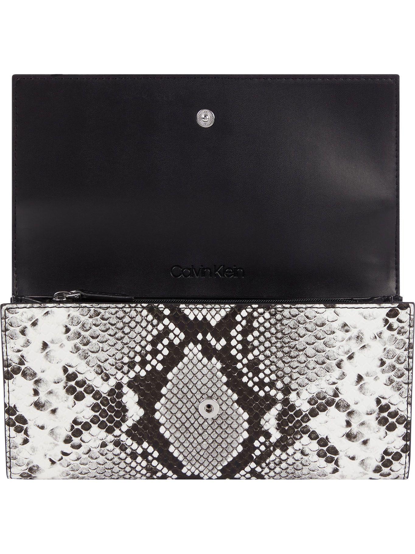 Billetera Re-Lock Negro /Blanco Calvin Klein Mujer-1