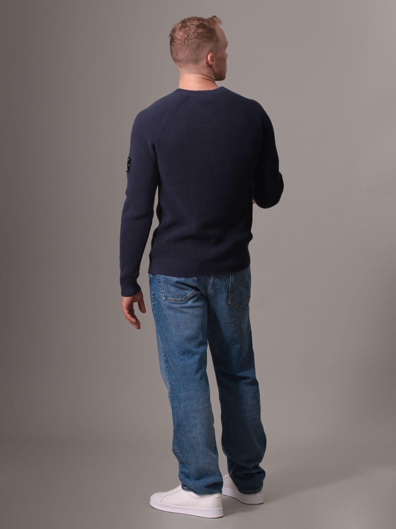 Sweater Badge Easy Sweater Azul Calvin Klein-2