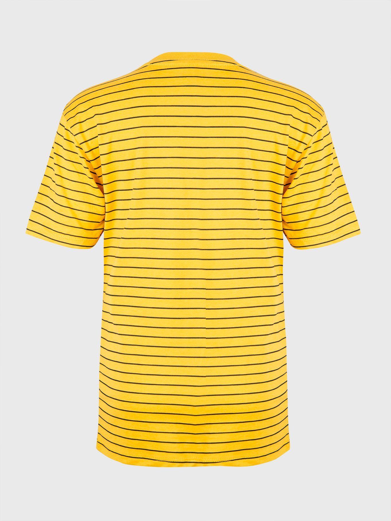 Polera Niño Print Stripe Amarillo Calvin Klein-1
