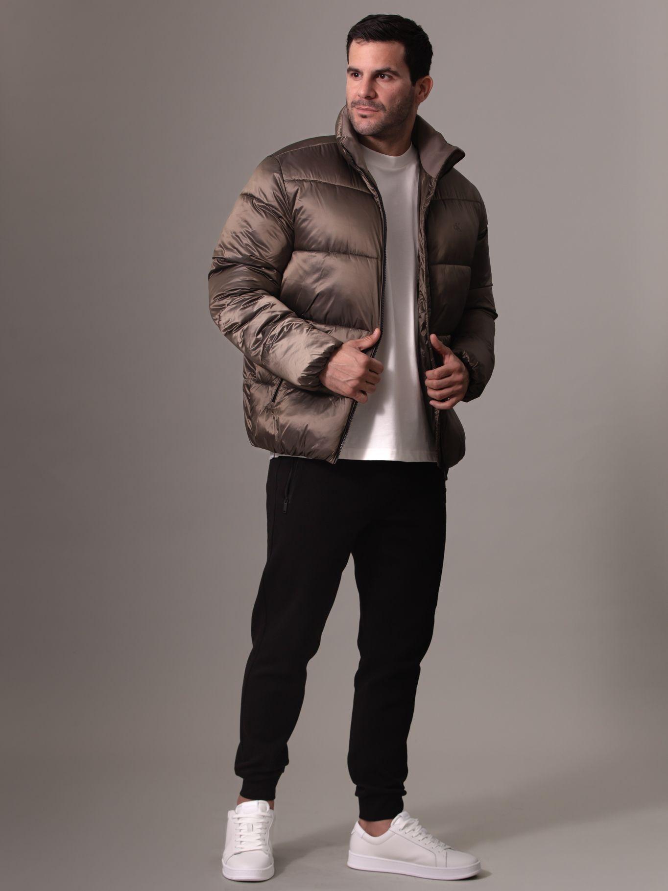 Parka Two Tone Puffer Café Calvin Klein-1