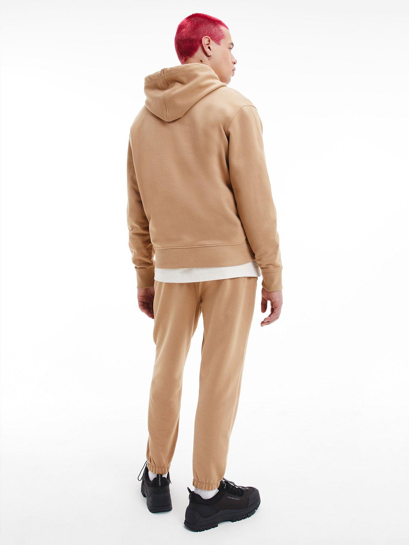 Hoodie Stacked Logo 604 Beige Calvin Klein-2