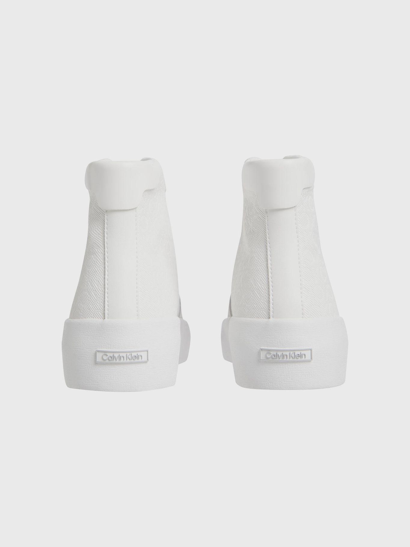 Zapatillas altas con monograma Blanco Calvin Klein-1