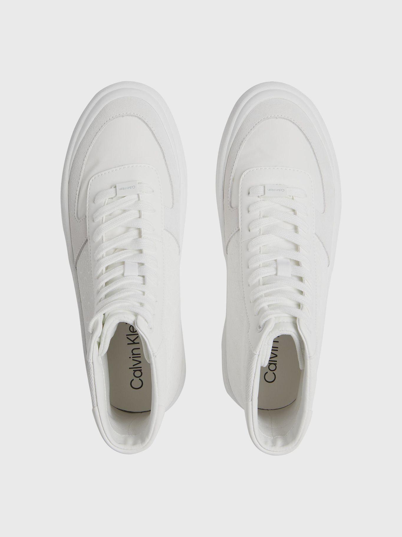 Zapatillas altas con monograma Blanco Calvin Klein-2