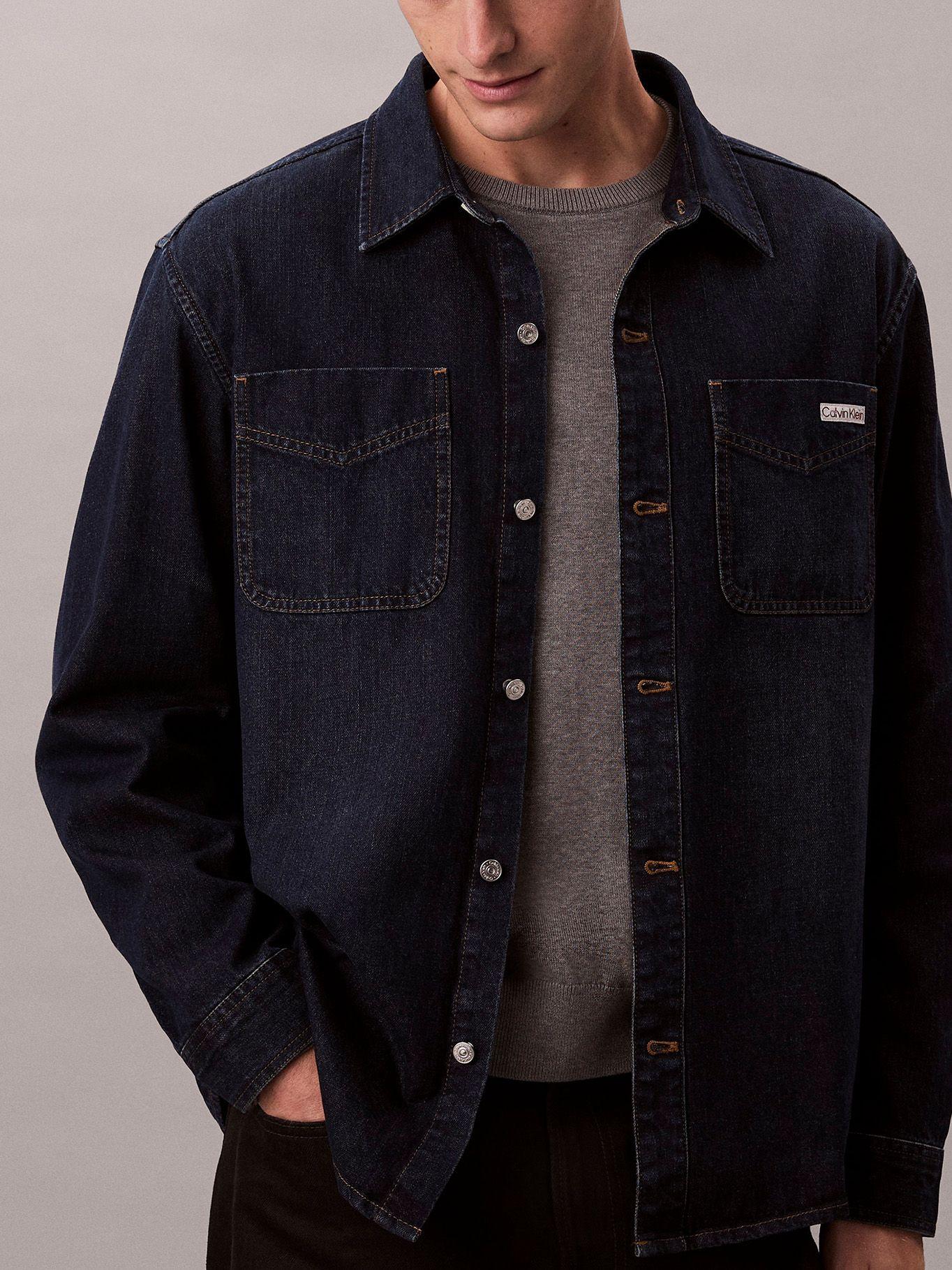 Sobrecamisa Denim Estilo 90S Azul Calvin Klein-4