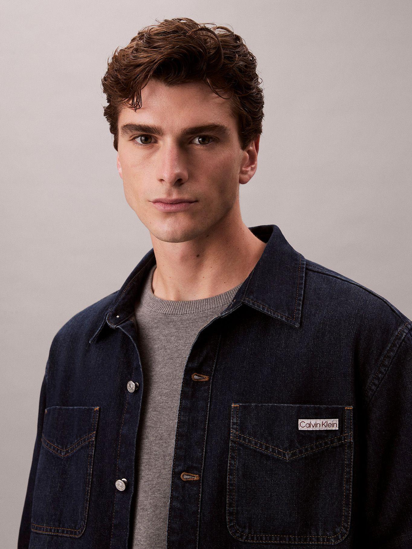 Sobrecamisa Denim Estilo 90S Azul Calvin Klein-5