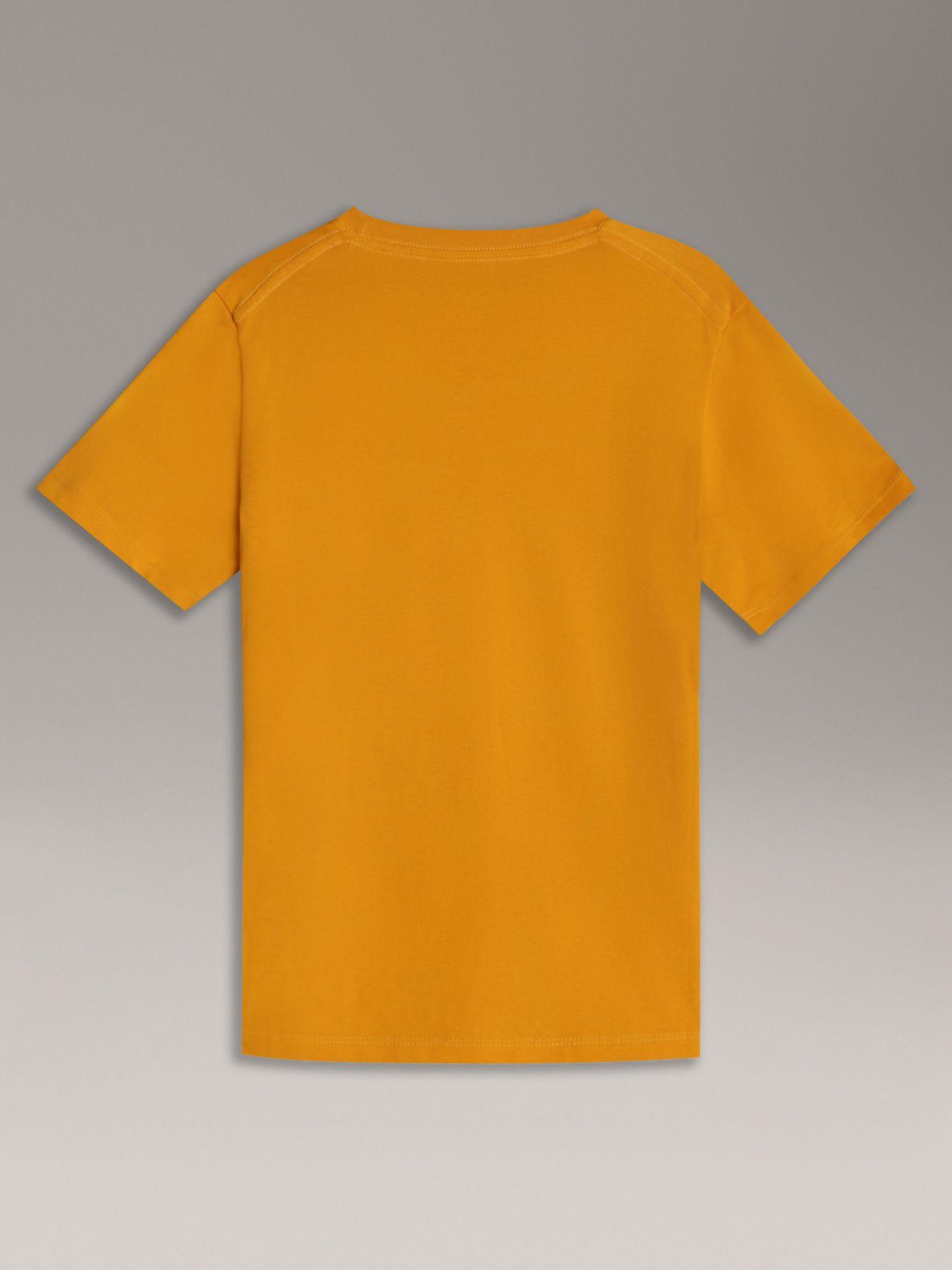 Polera Niño CK Monogram Amarillo Calvin Klein-1