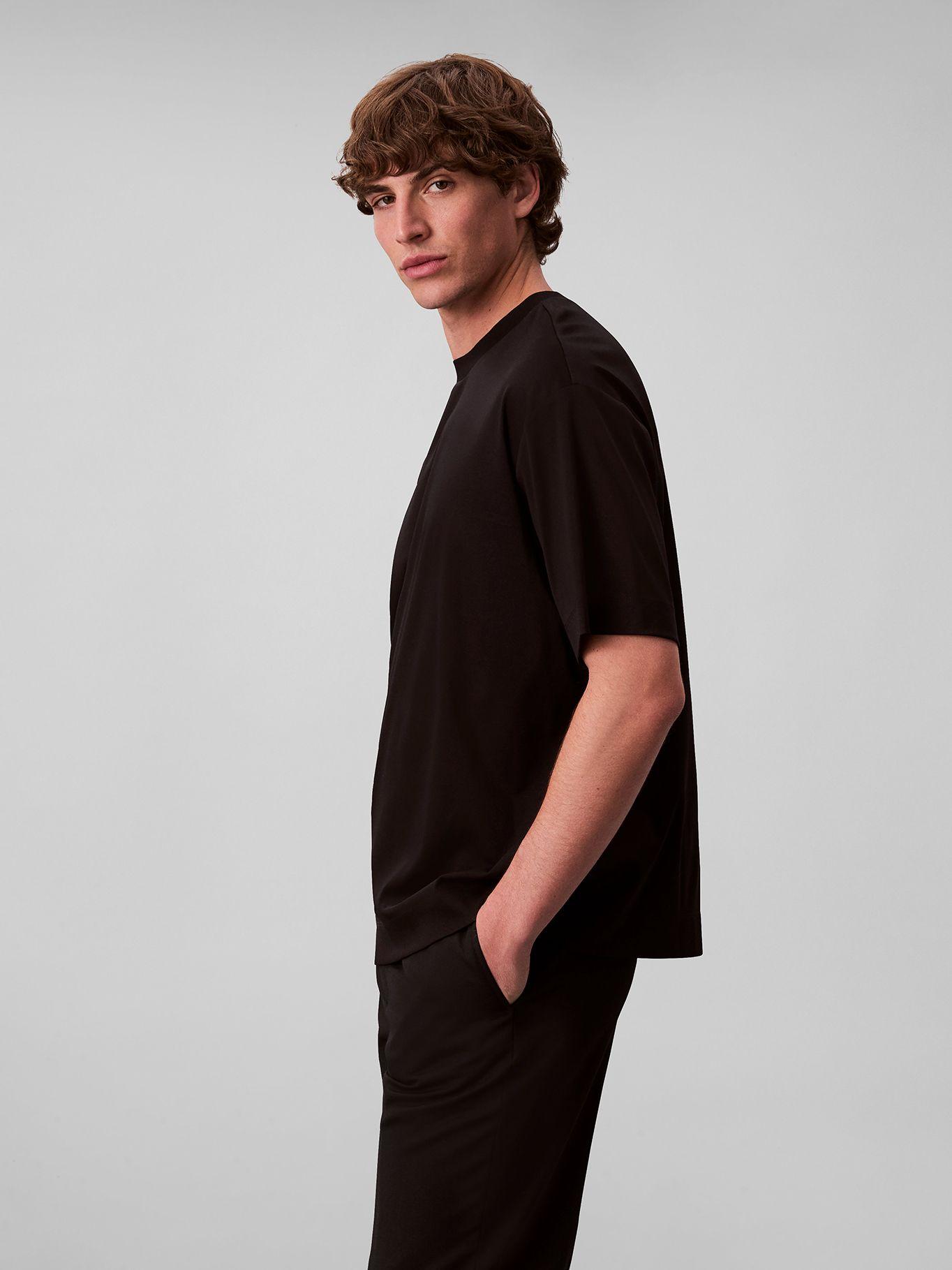 Polera Premium Interlock Negro Calvin Klein-4