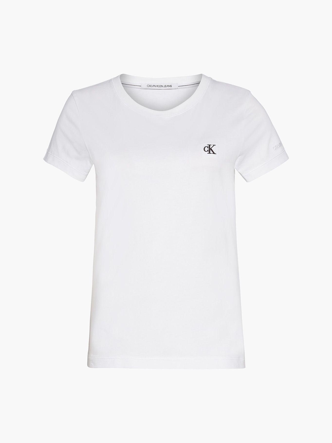 Polera Ck Embroidery Slim Blanco Calvin Klein-4