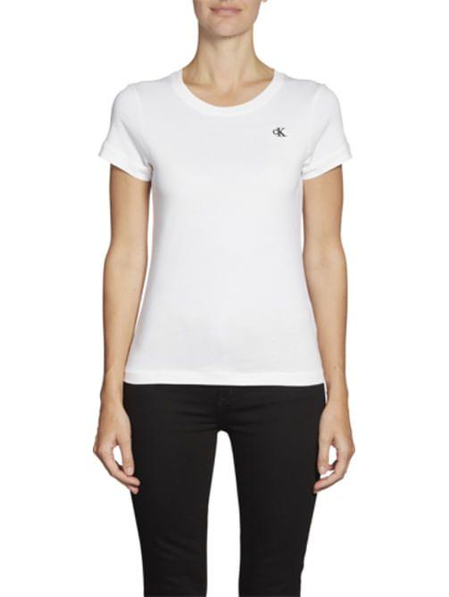 Polera Ck Embroidery Slim Blanco Calvin Klein-9