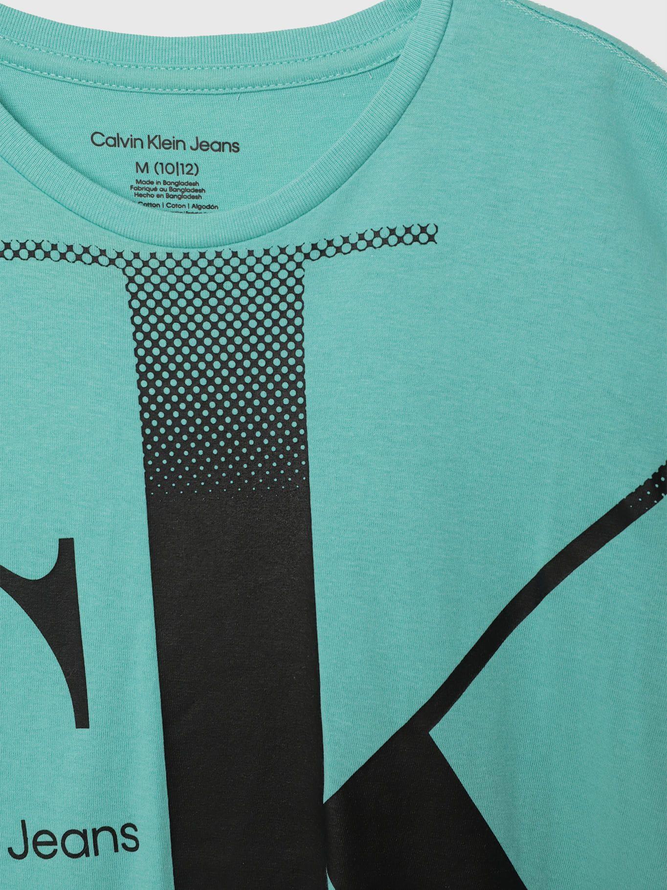 Polera Niño Fadeout Verde Calvin Klein-2