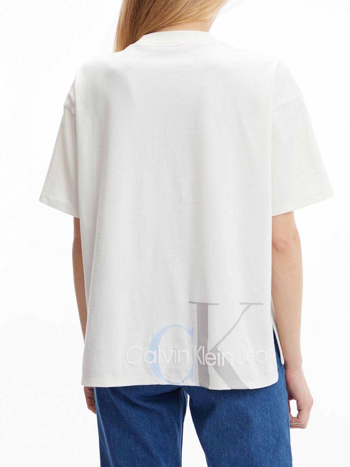 Polera Monogram Boyfriend Blanco Calvin Klein-1