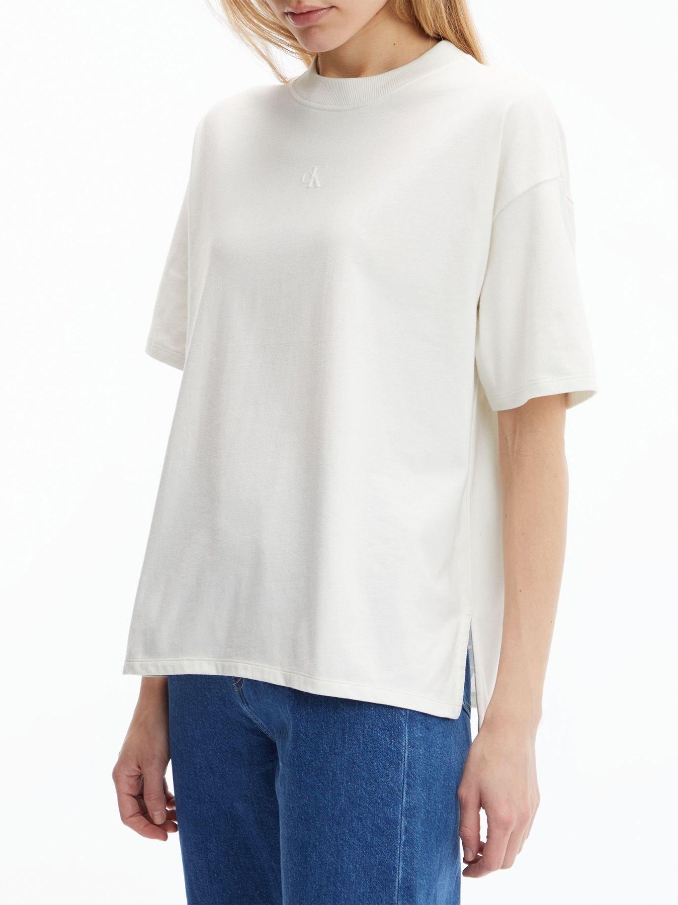 Polera Monogram Boyfriend Blanco Calvin Klein-0
