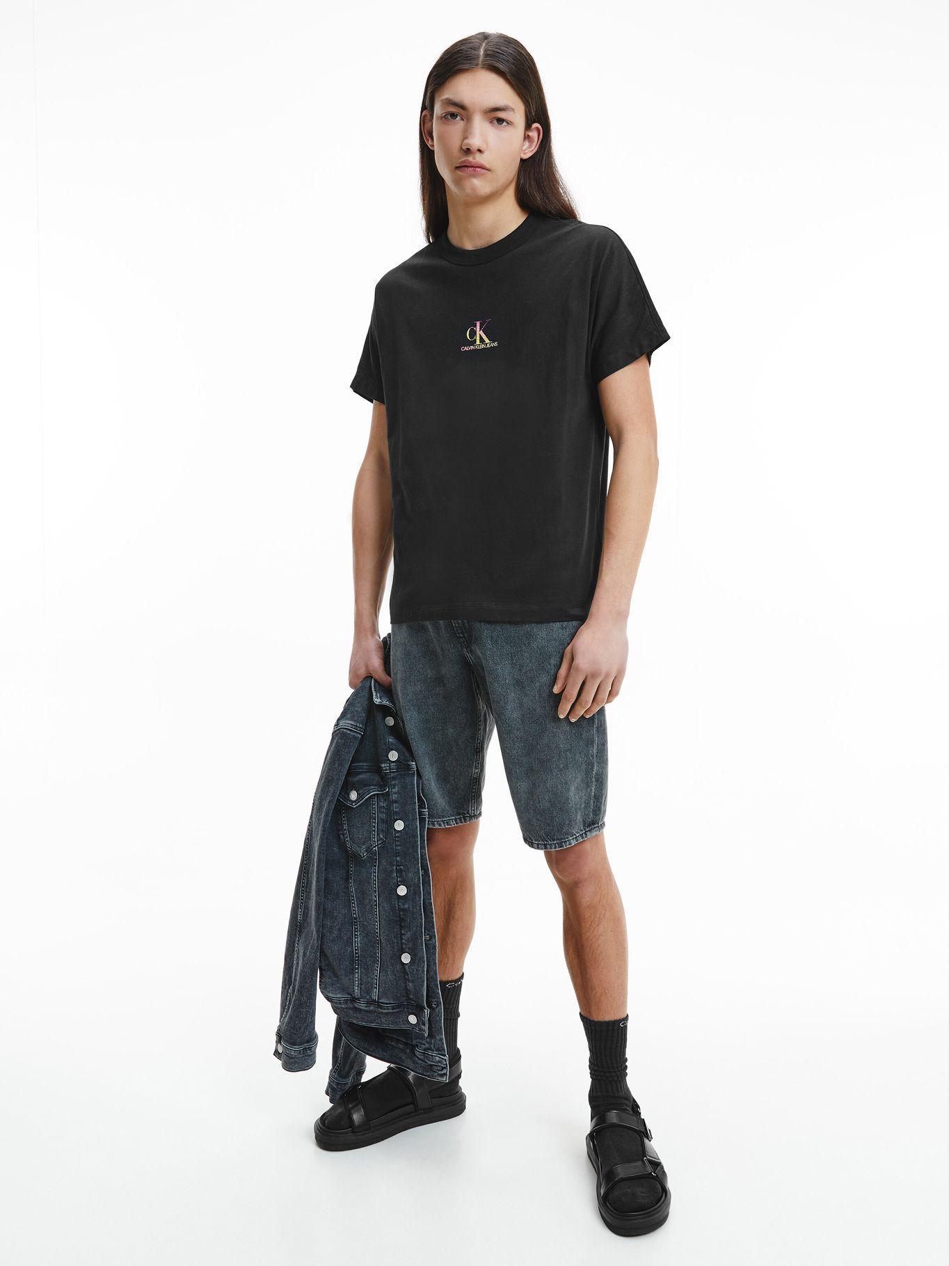 Polera Gradient Back Negro Calvin Klein Hombre-0