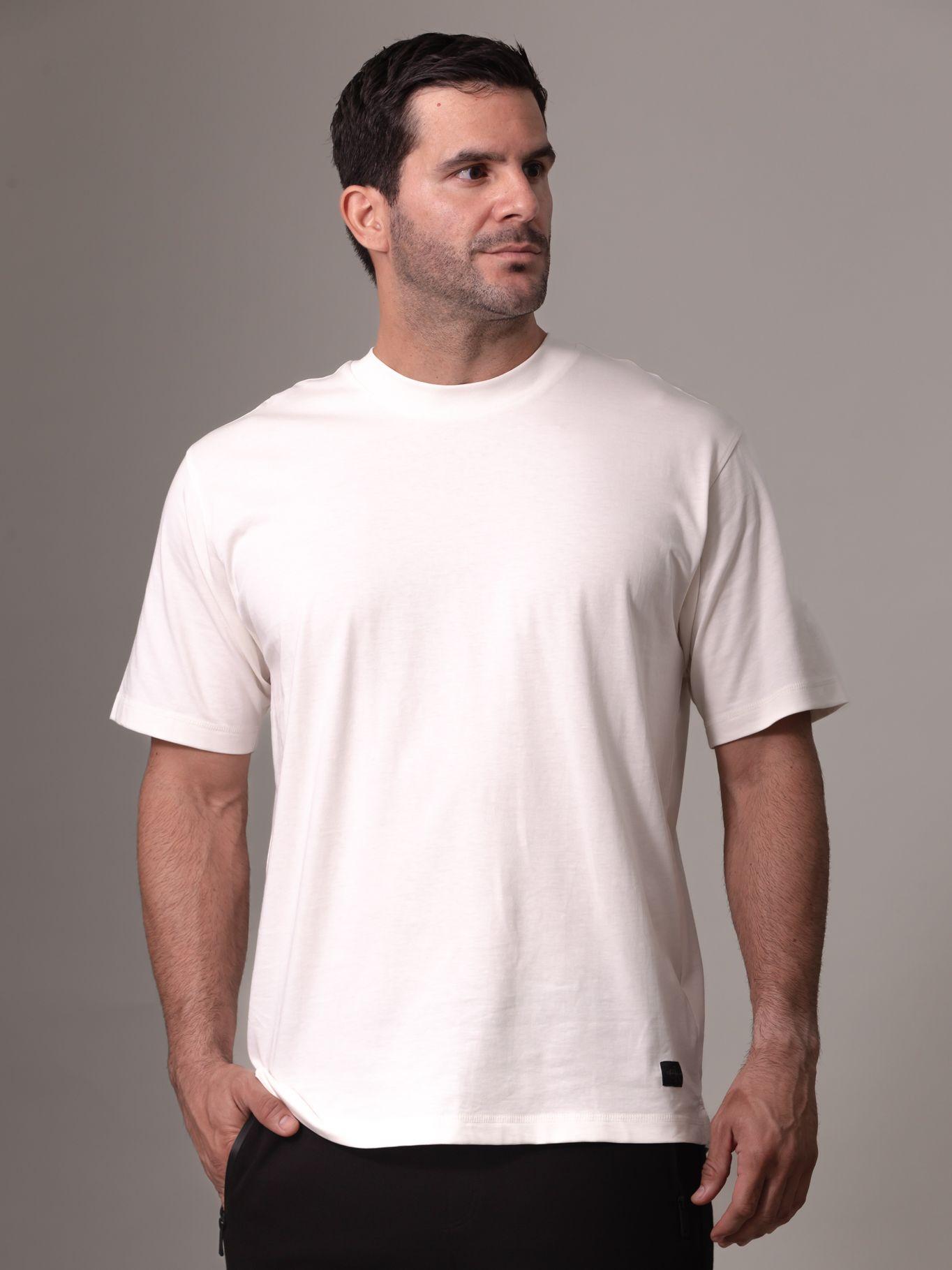 Polera Woven Label Relaxed Blanco Calvin Klein-0