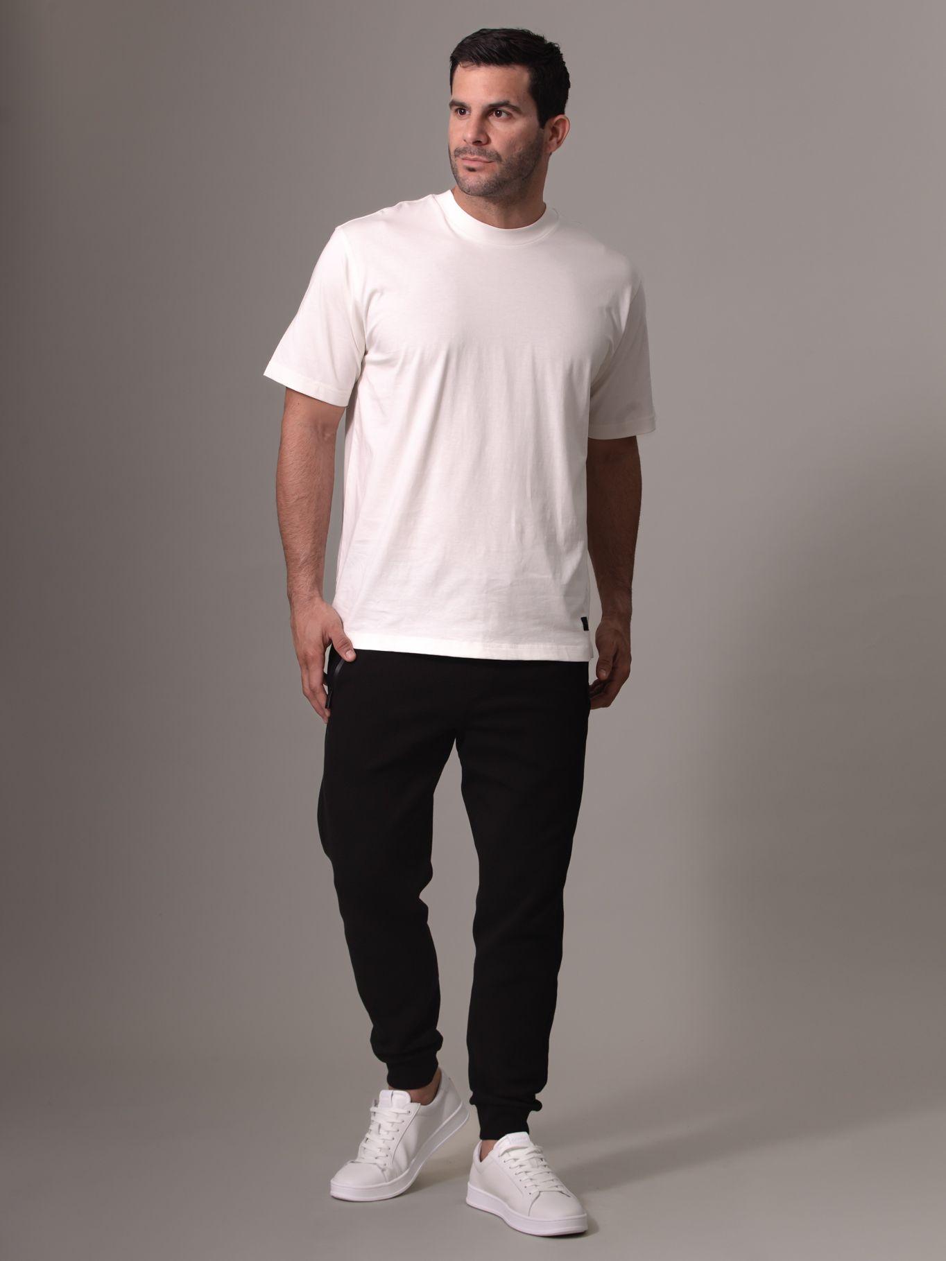 Polera Woven Label Relaxed Blanco Calvin Klein-1
