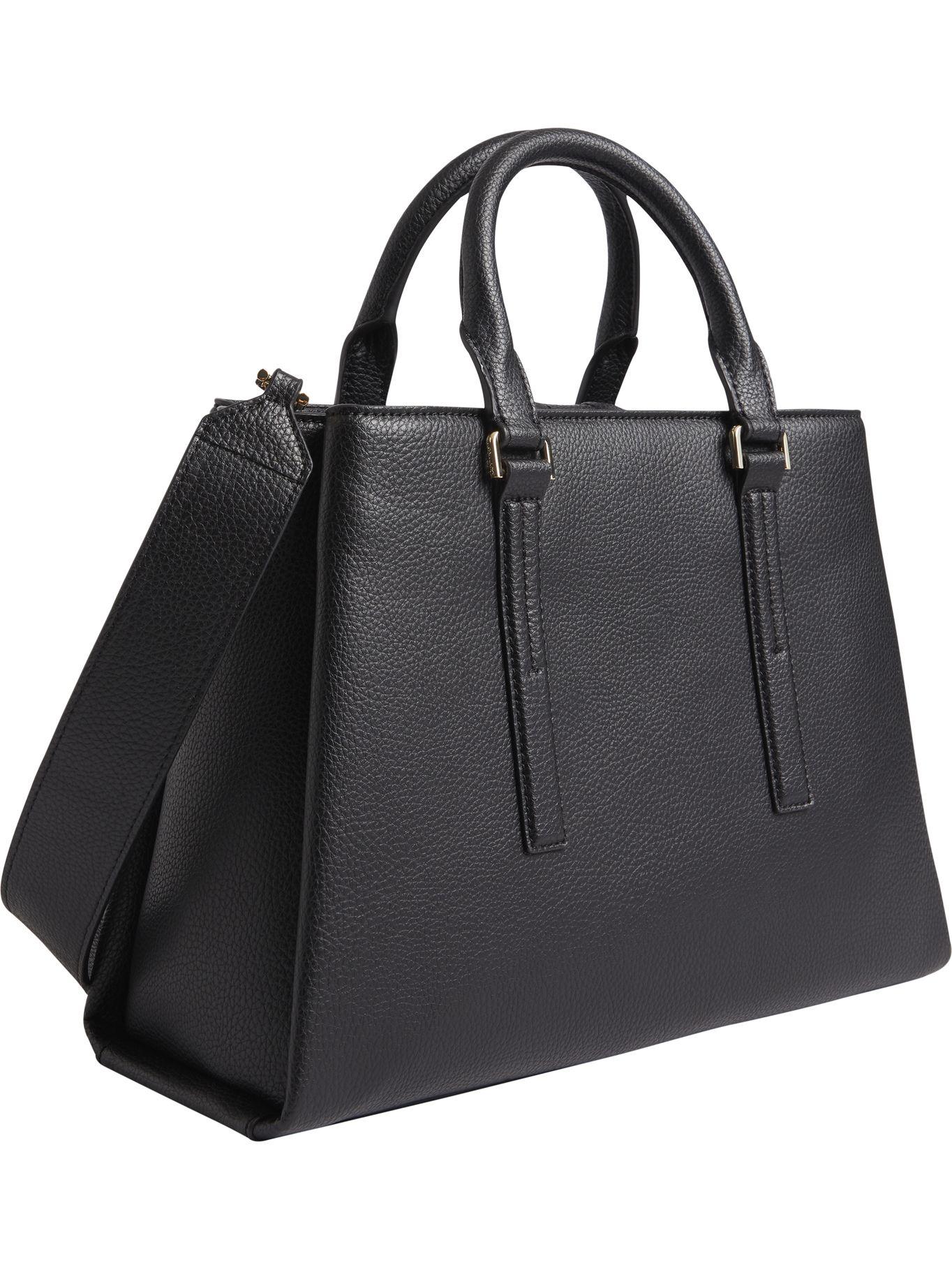 Bolso con logo Negro Calvin Klein-1