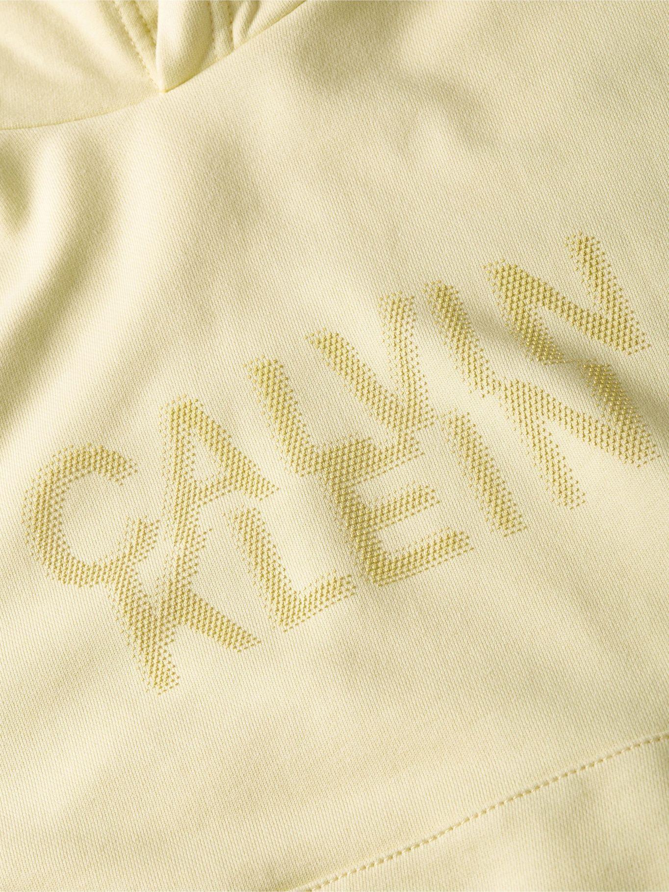 Hoodie Distorted Logo Amarillo Calvin Klein-1