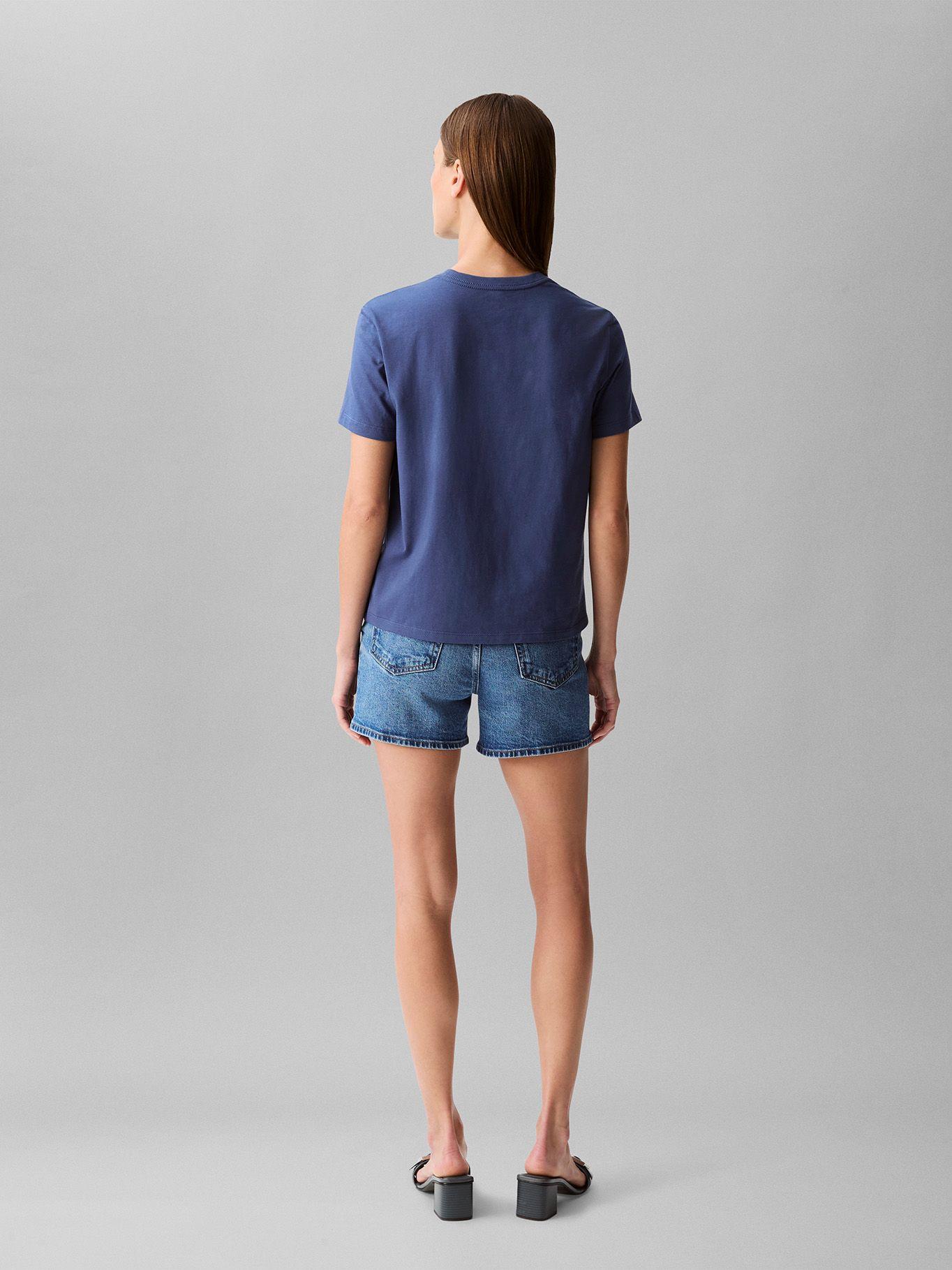 Polera Classic Monogram Hero Azul Calvin Klein-2