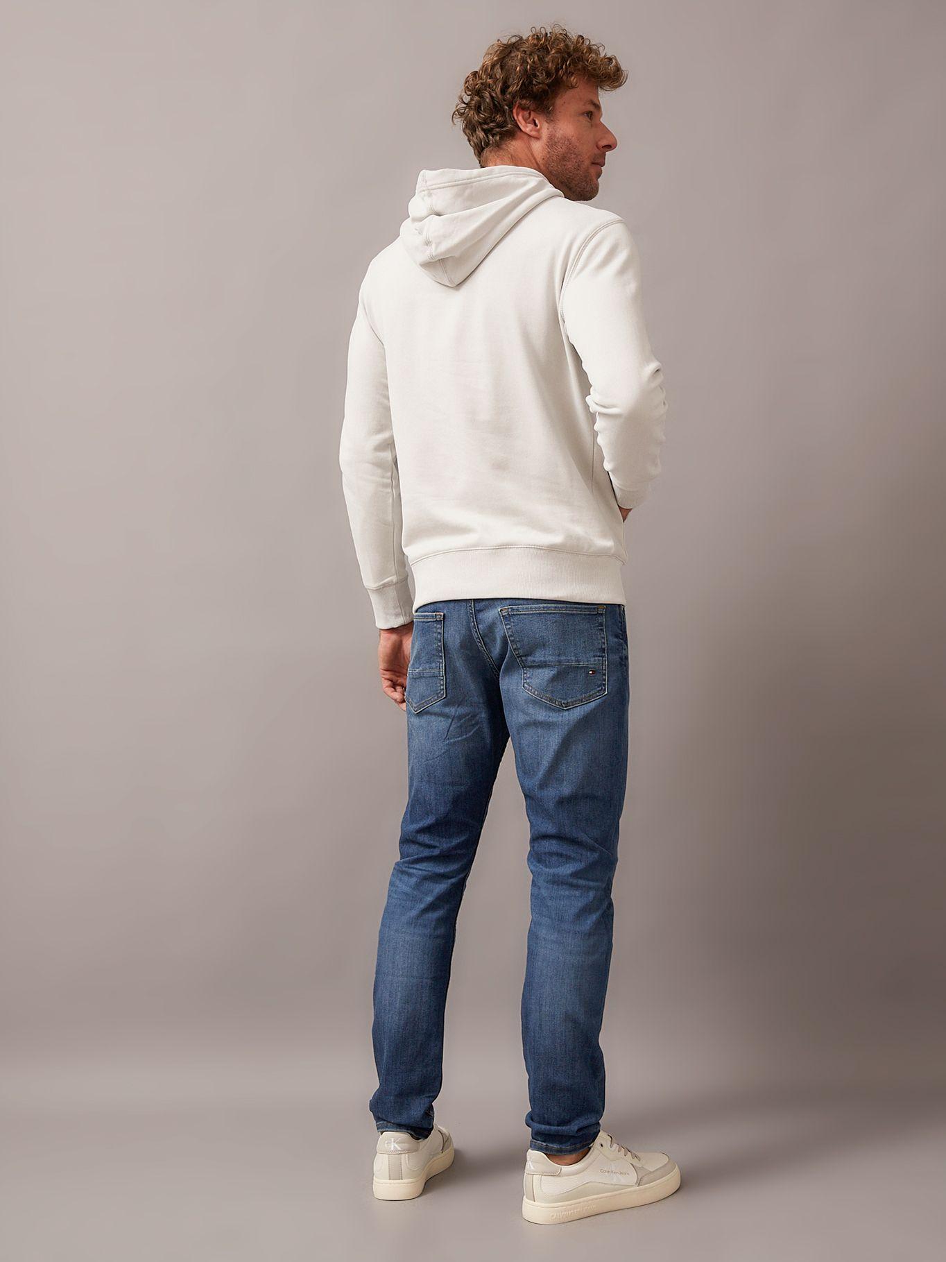 Polerón con Gorro Badge Blanco Calvin Klein-2