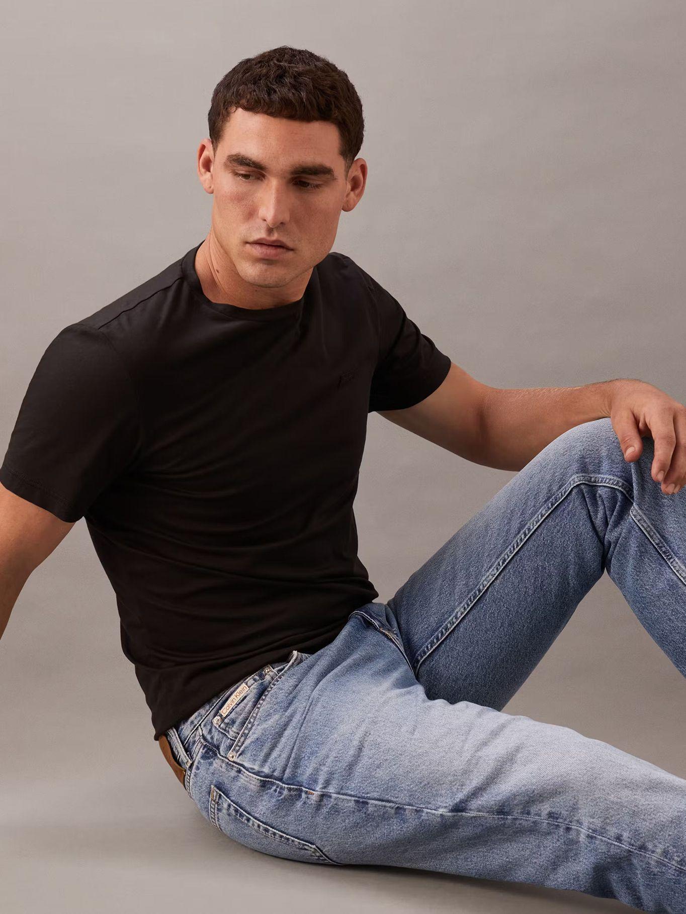 Jeans Slim Straight Azul Calvin Klein-3