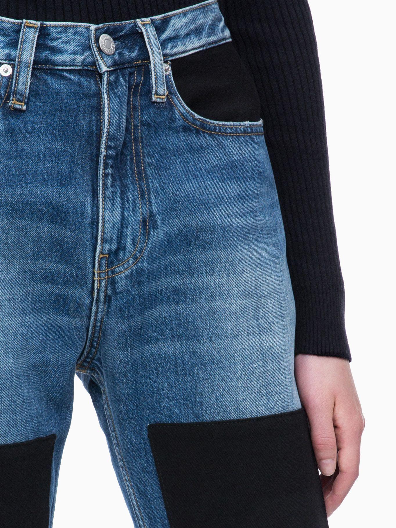 Jeans Ckj 030: High Rise Straight  Azul Calvin Klein-2