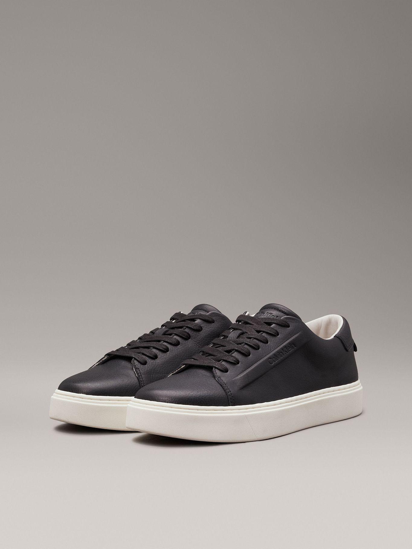 Zapatillas Low Top Lace Up Lth Negro Calvin Klein-0