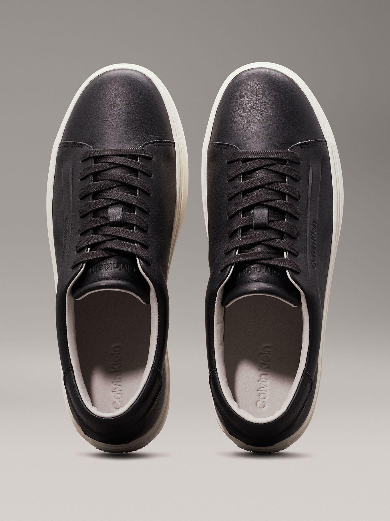 Zapatillas Low Top Lace Up Lth Negro Calvin Klein-2